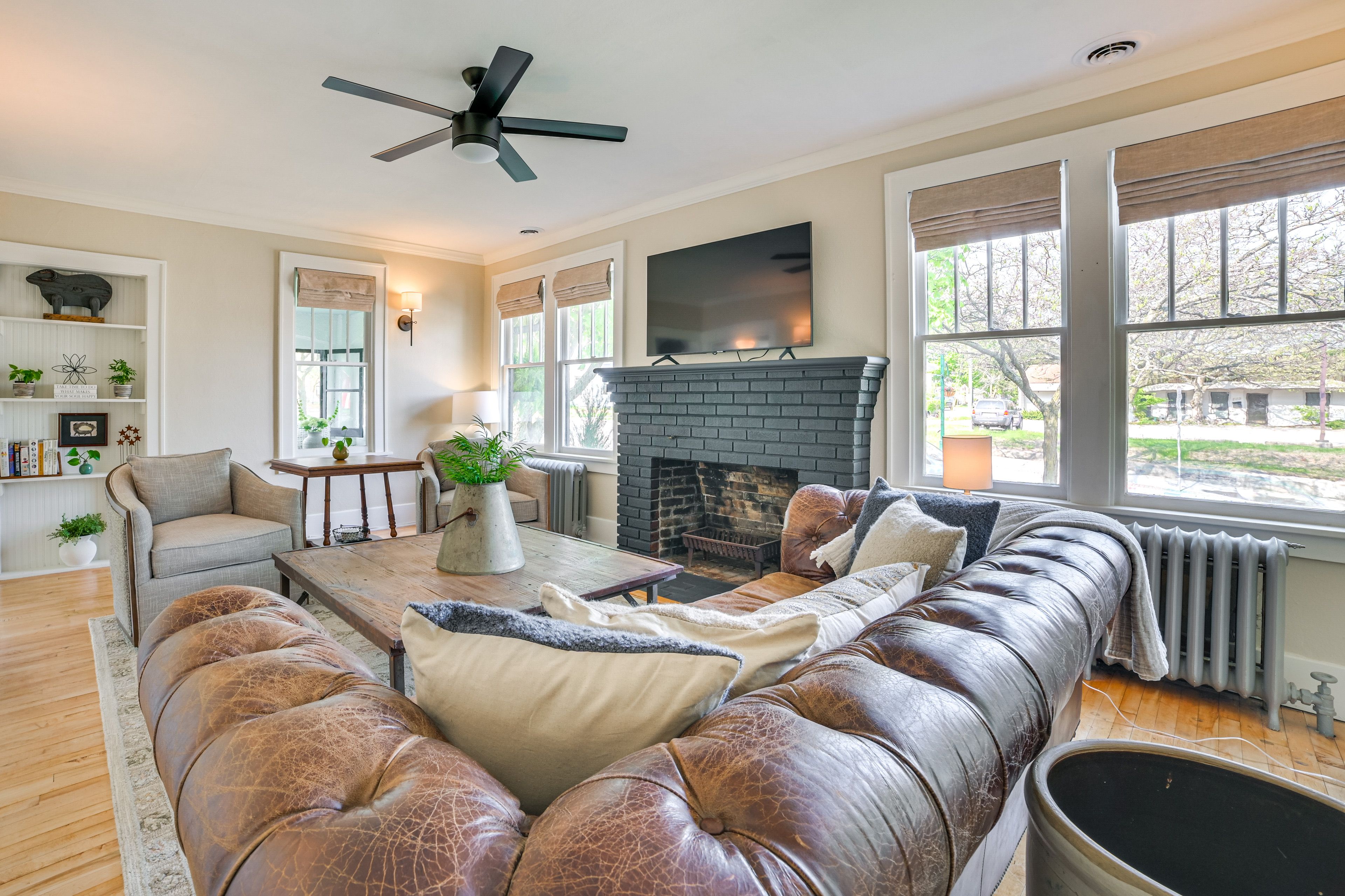 Charlevoix Vacation Rental | 3BR | 1BA | 2,015 Sq Ft | 1 Small Step Required