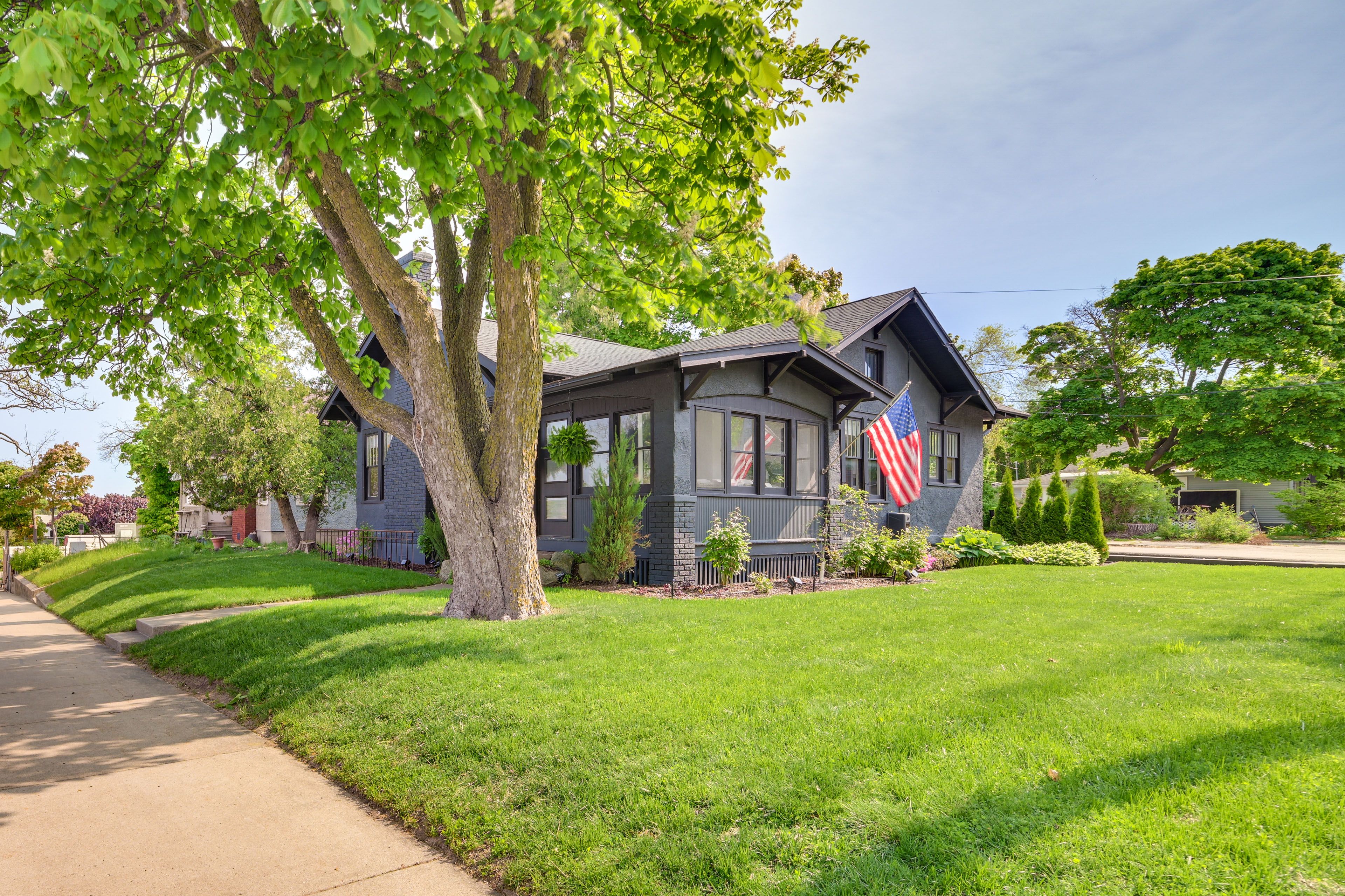 Property Exterior | 2-Story Home | Spacious Yard