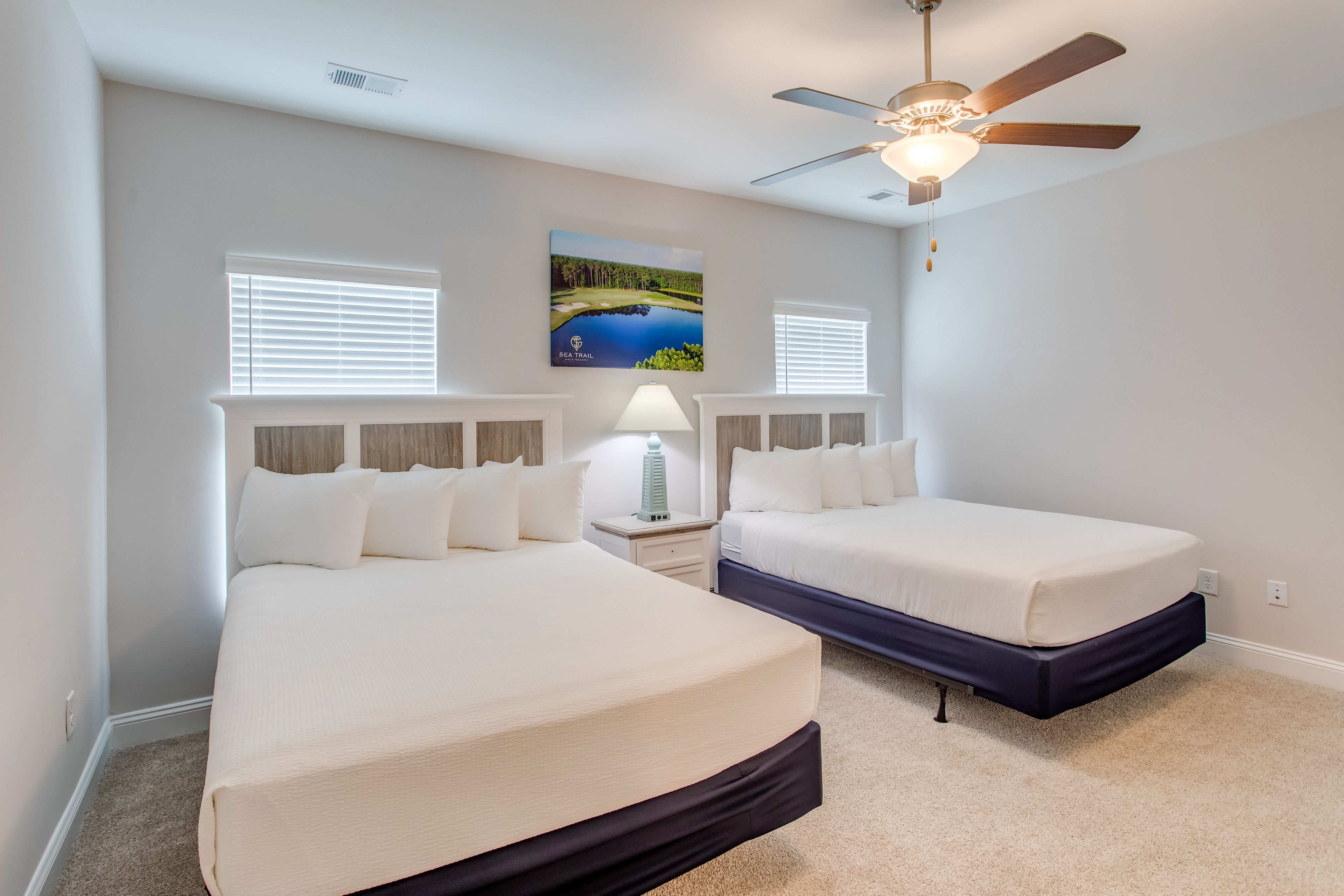 Bedroom 2 | Queen Bed | Full Bed | Smart TV | En-Suite Bathroom | 1st Floor