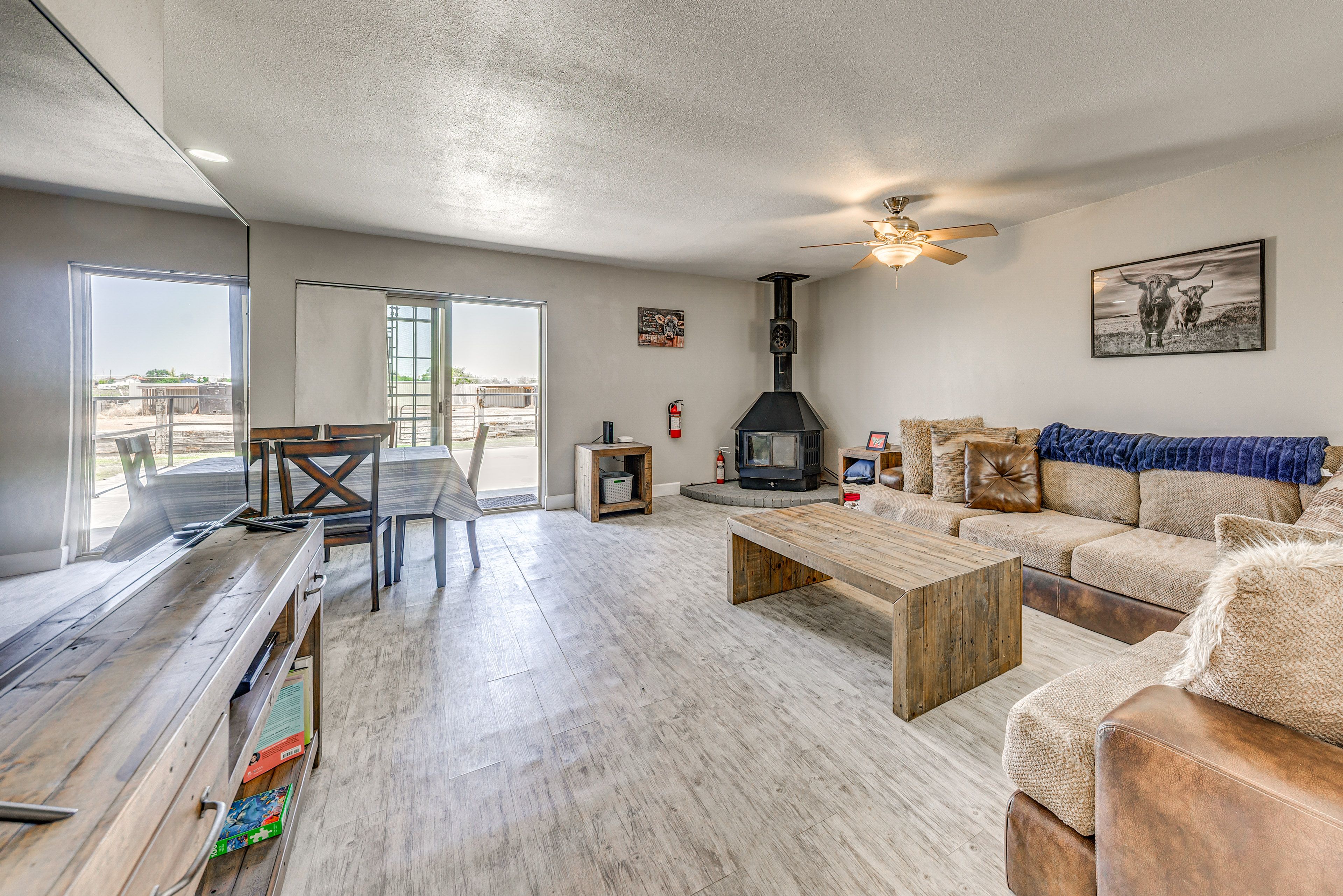 Property Interior | 2-Story Home | Free WiFi | Central A/C & Heating