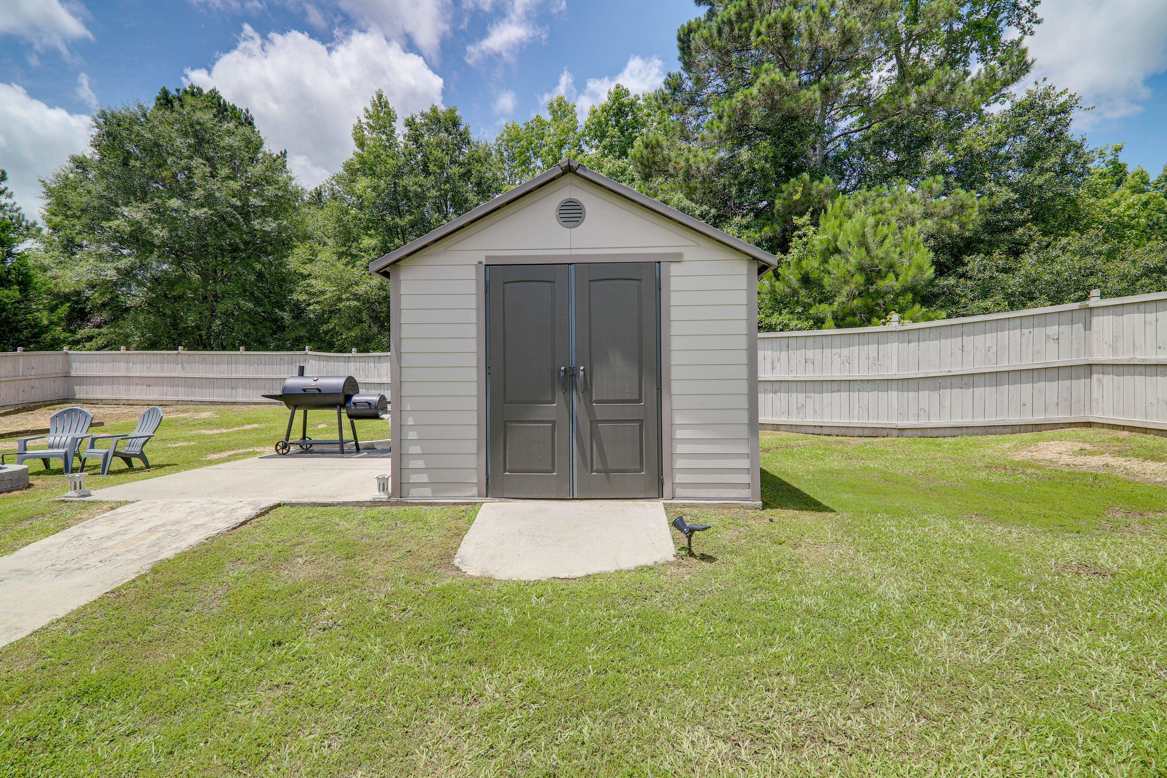 House Exterior | Fenced Backyard