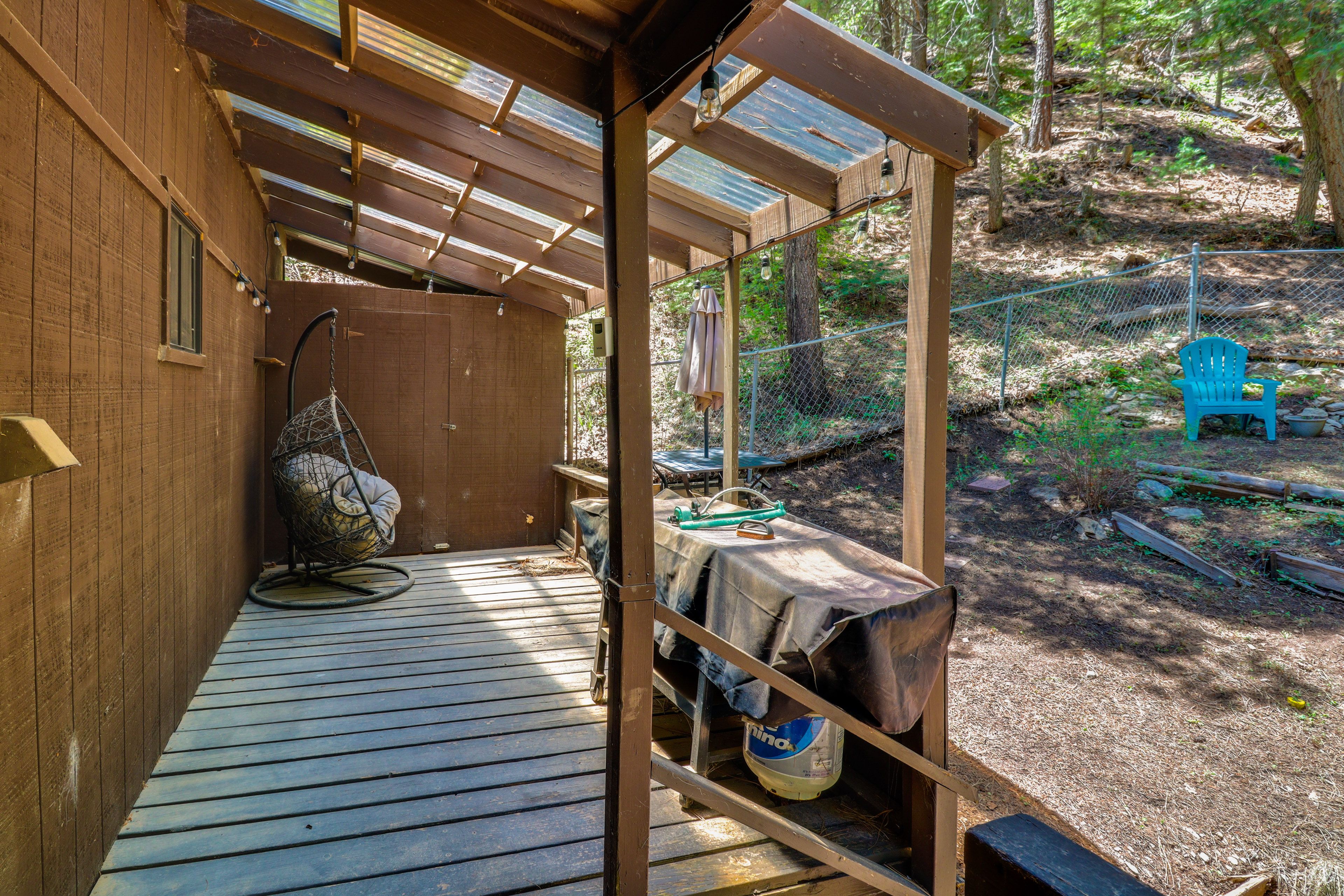 Front Porch | Gas Grill | Swing Chair