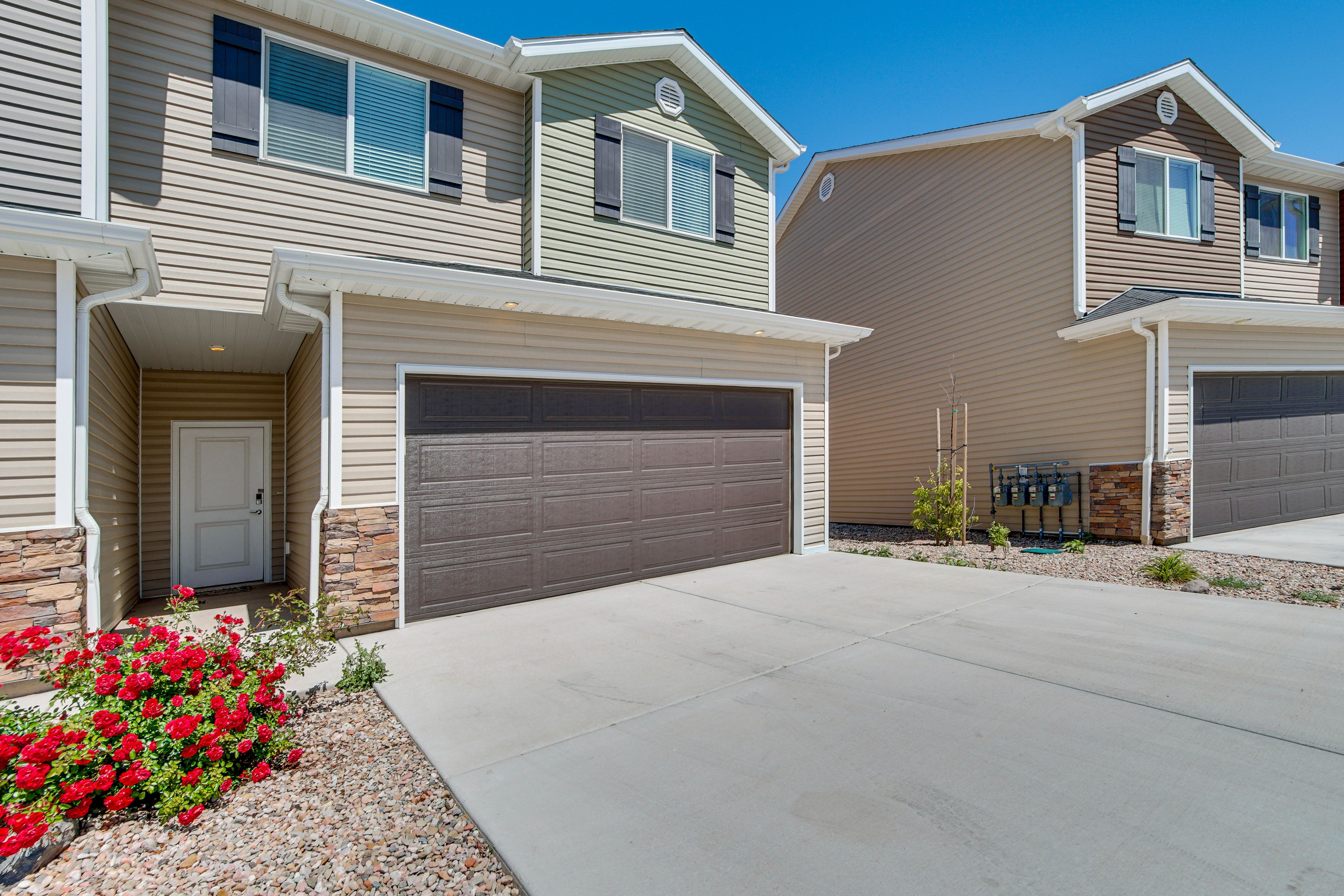 Exterior | 2-Story Townhome | Keyless Entry