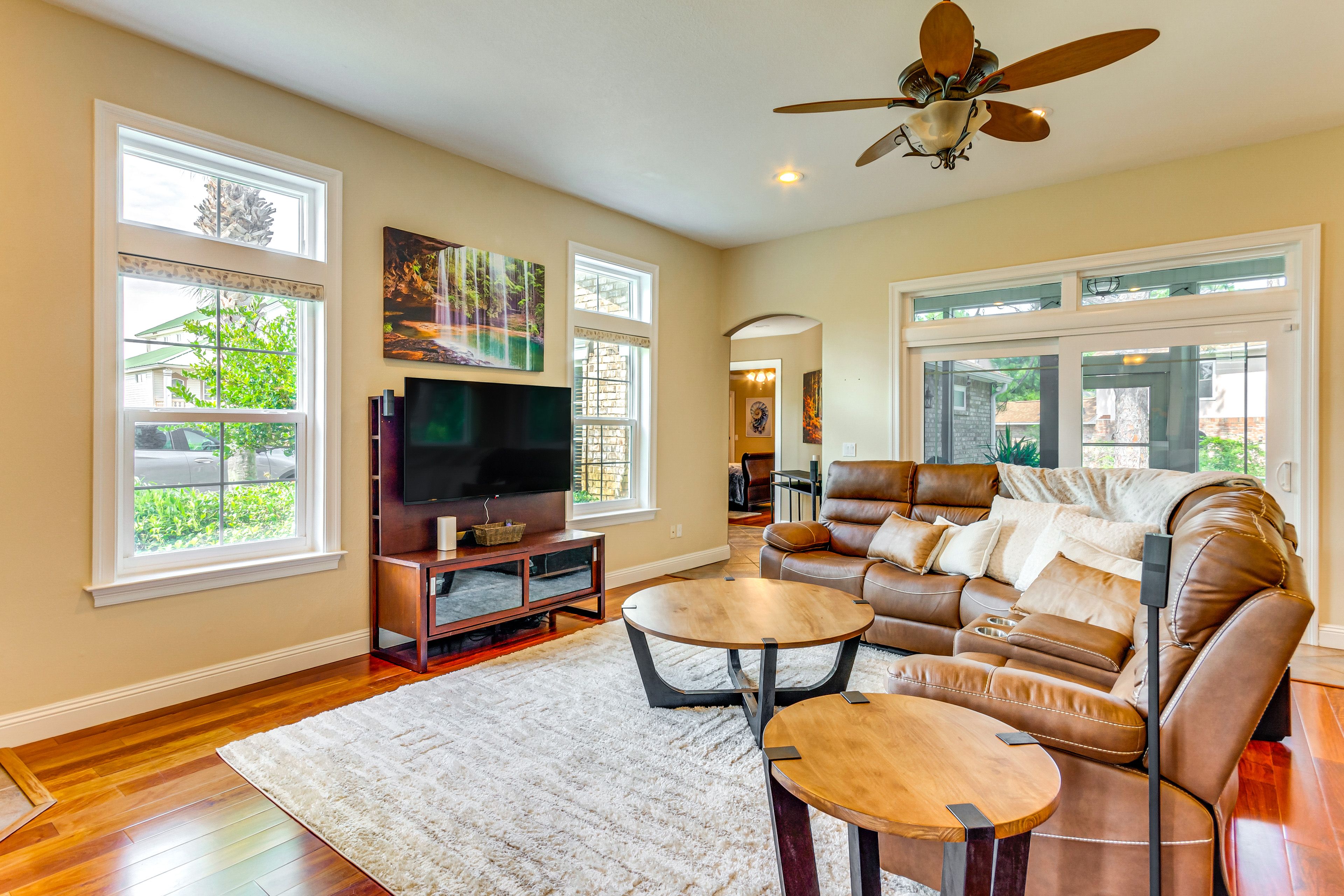 Living Room | 2-Story House | In-Unit Laundry