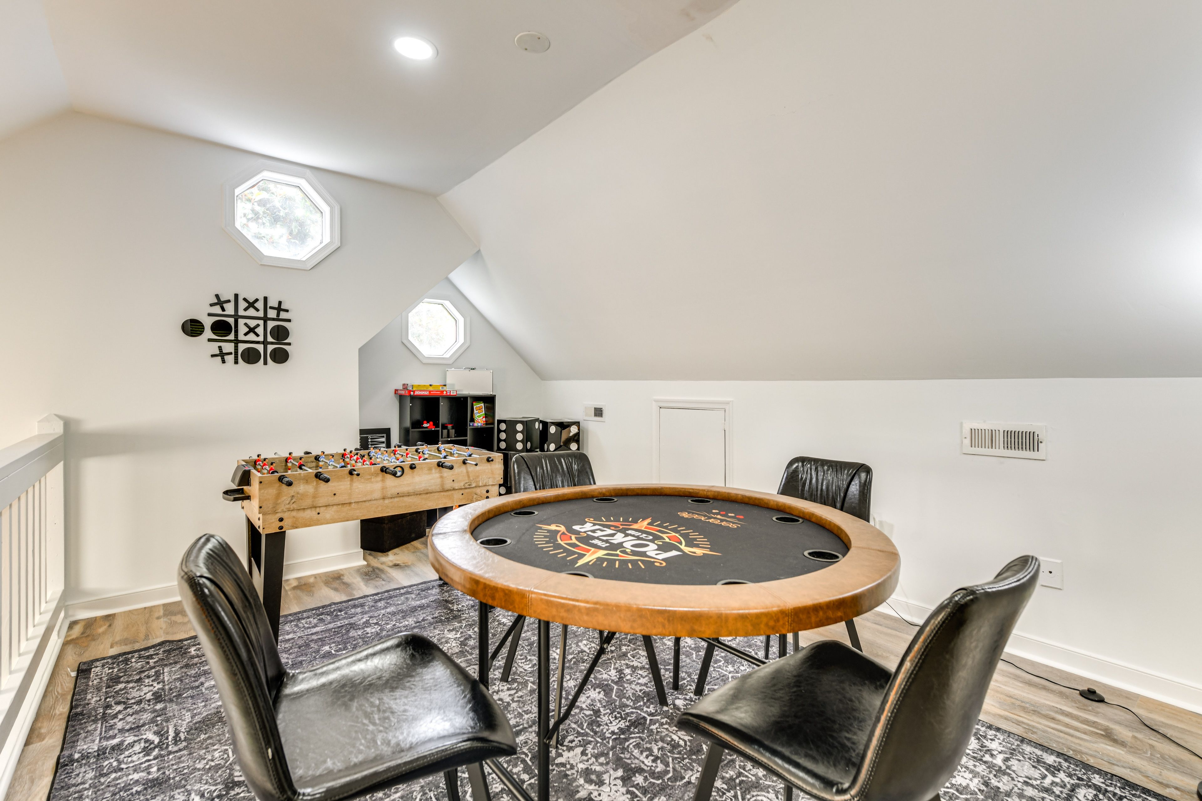 Loft (Game Room) | 2nd Floor | Foosball | Poker Table | Board Games
