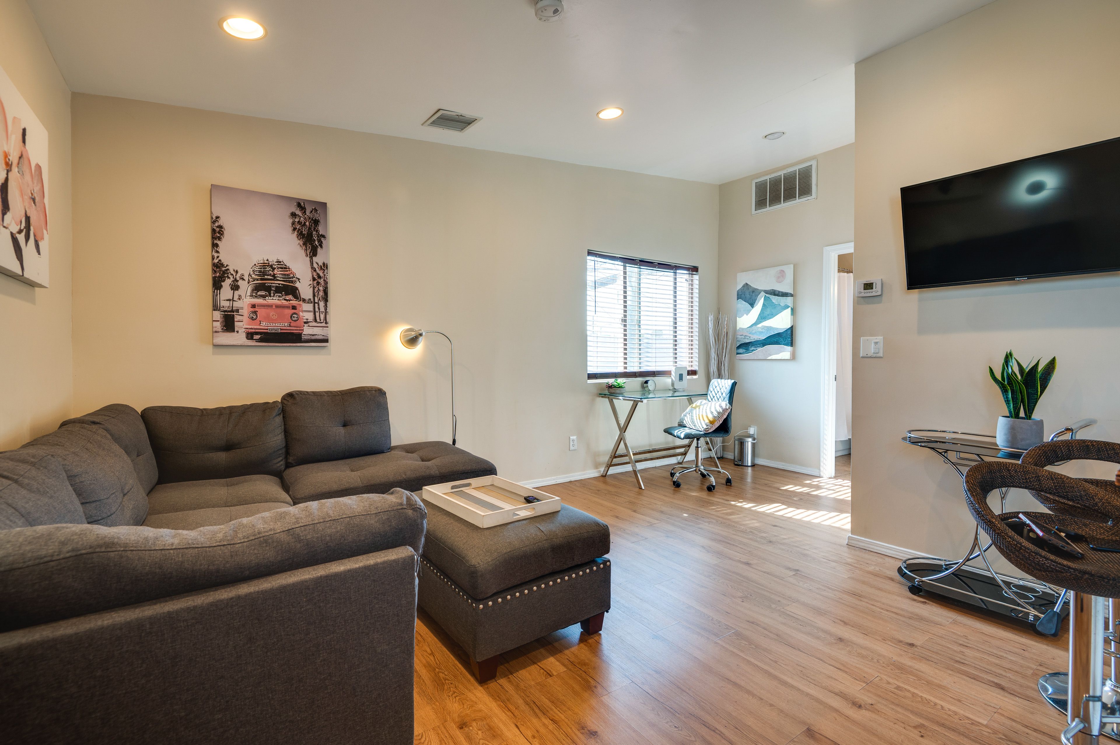 Los Angeles Vacation Rental | 1BR | 1BA | 600 Sq Ft | Stairs to Access