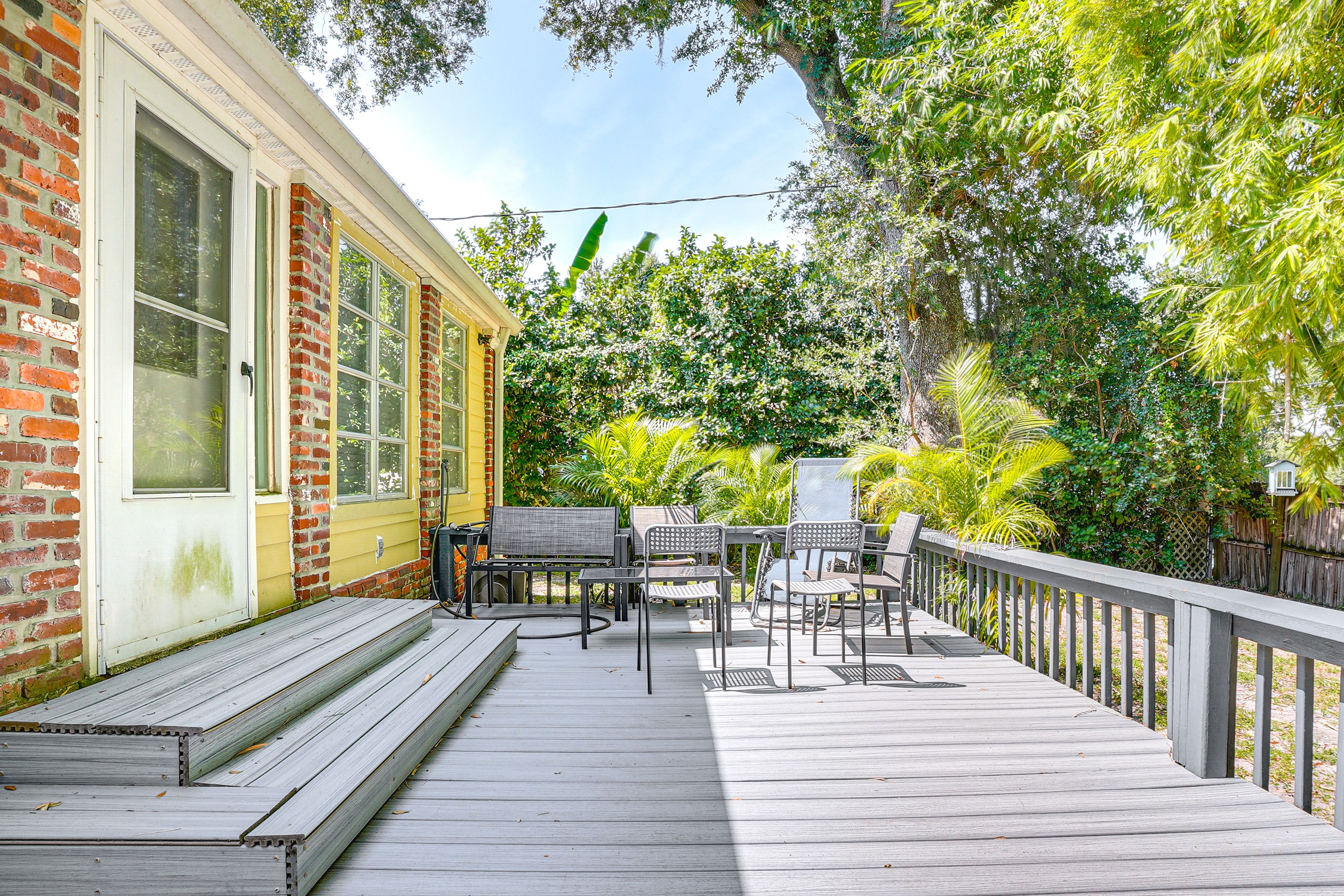 Deck | Fenced Backyard | Single-Story Home