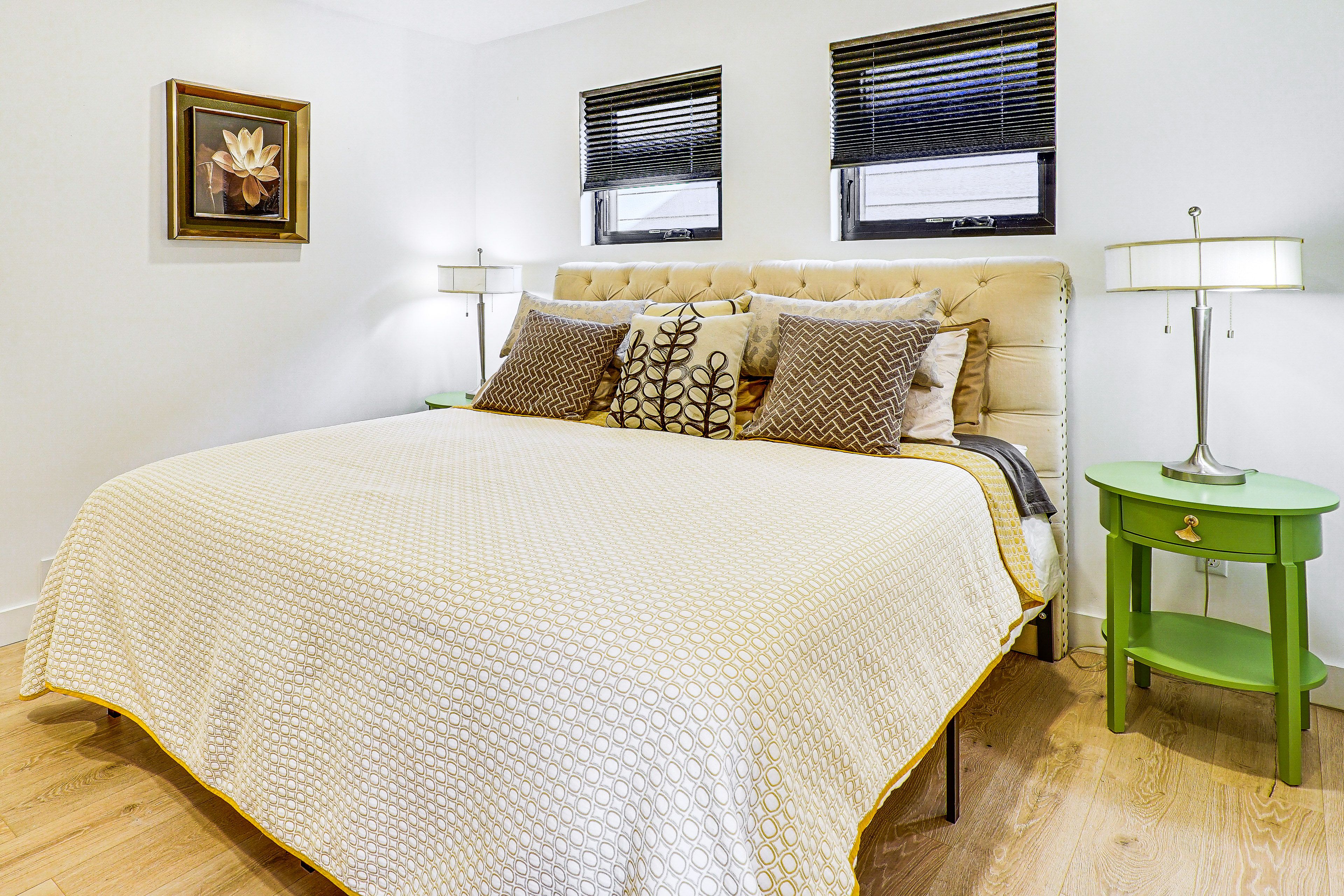 Bedroom 1 | King Bed | Linens Provided | 1st Floor