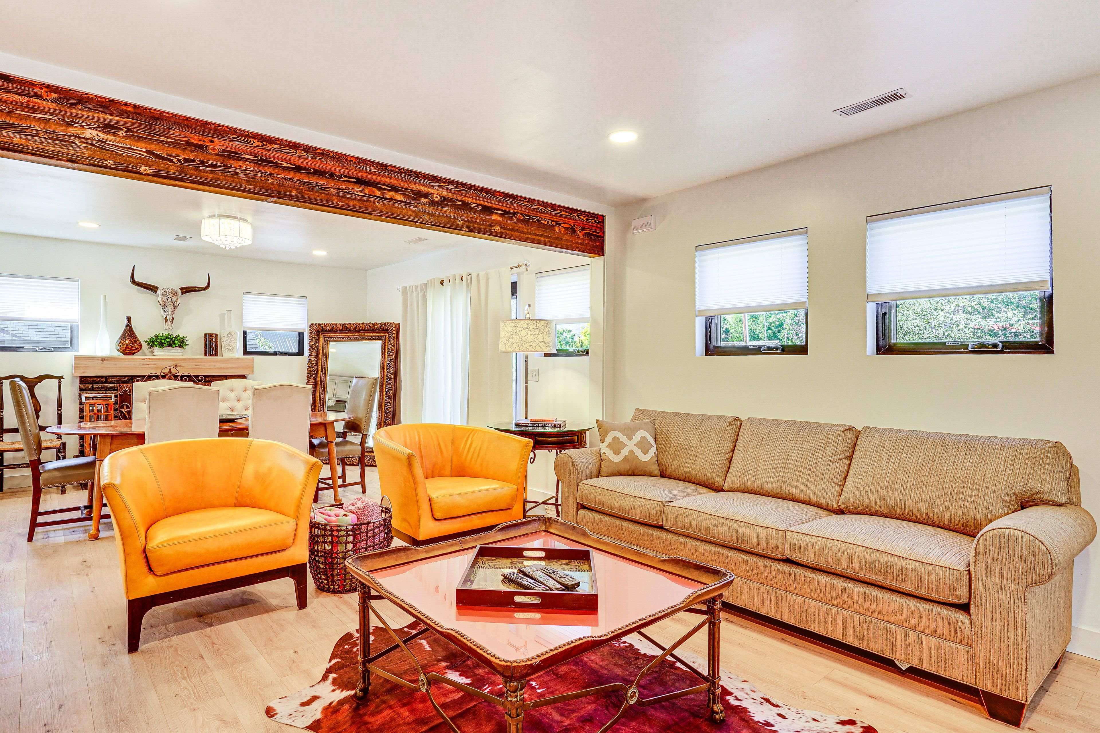 Living Room | Free WiFi | Central A/C & Heat | King Sleeper Sofa | 1st Floor