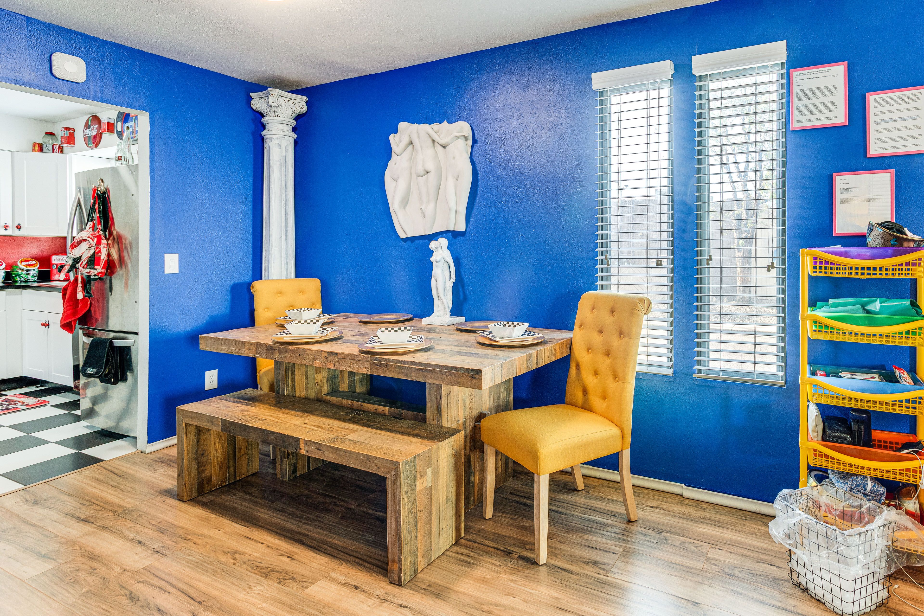 Dining Room | 1st Floor | 2-Story Condo | Dishware & Flatware