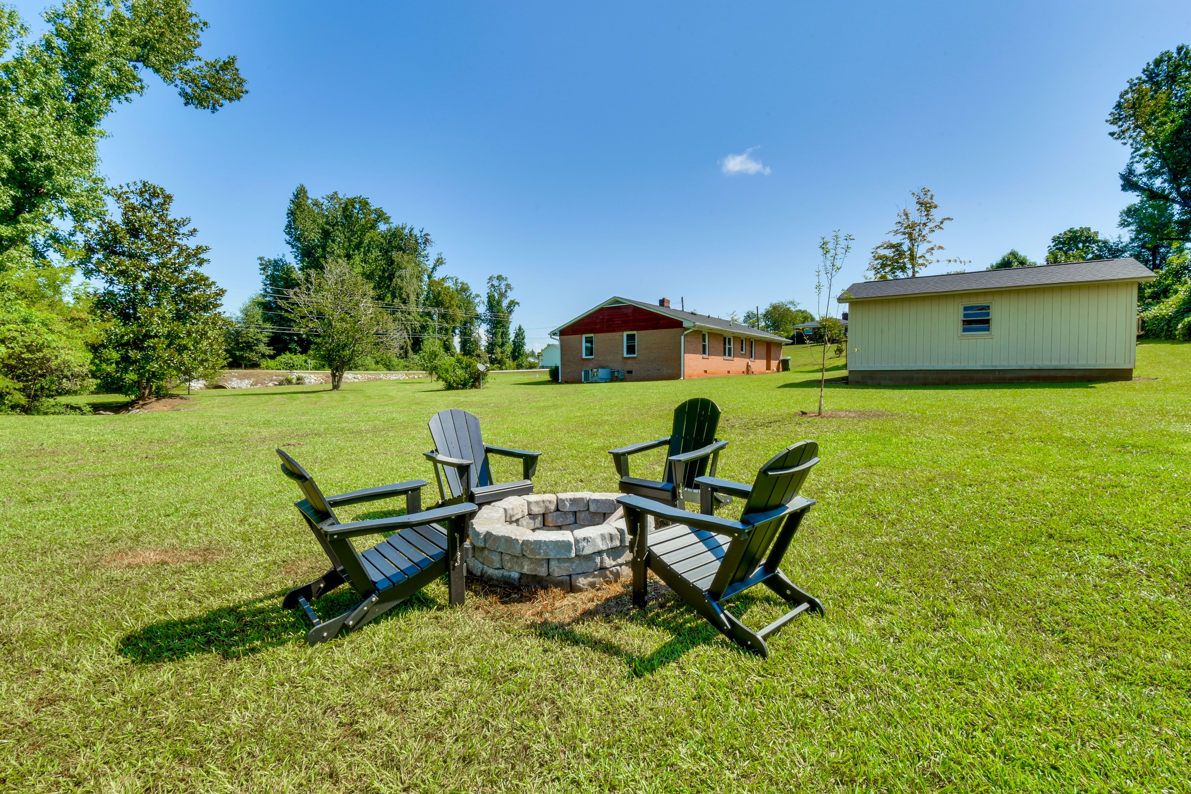 Spacious Yard | Wood-Burning Fire Pit