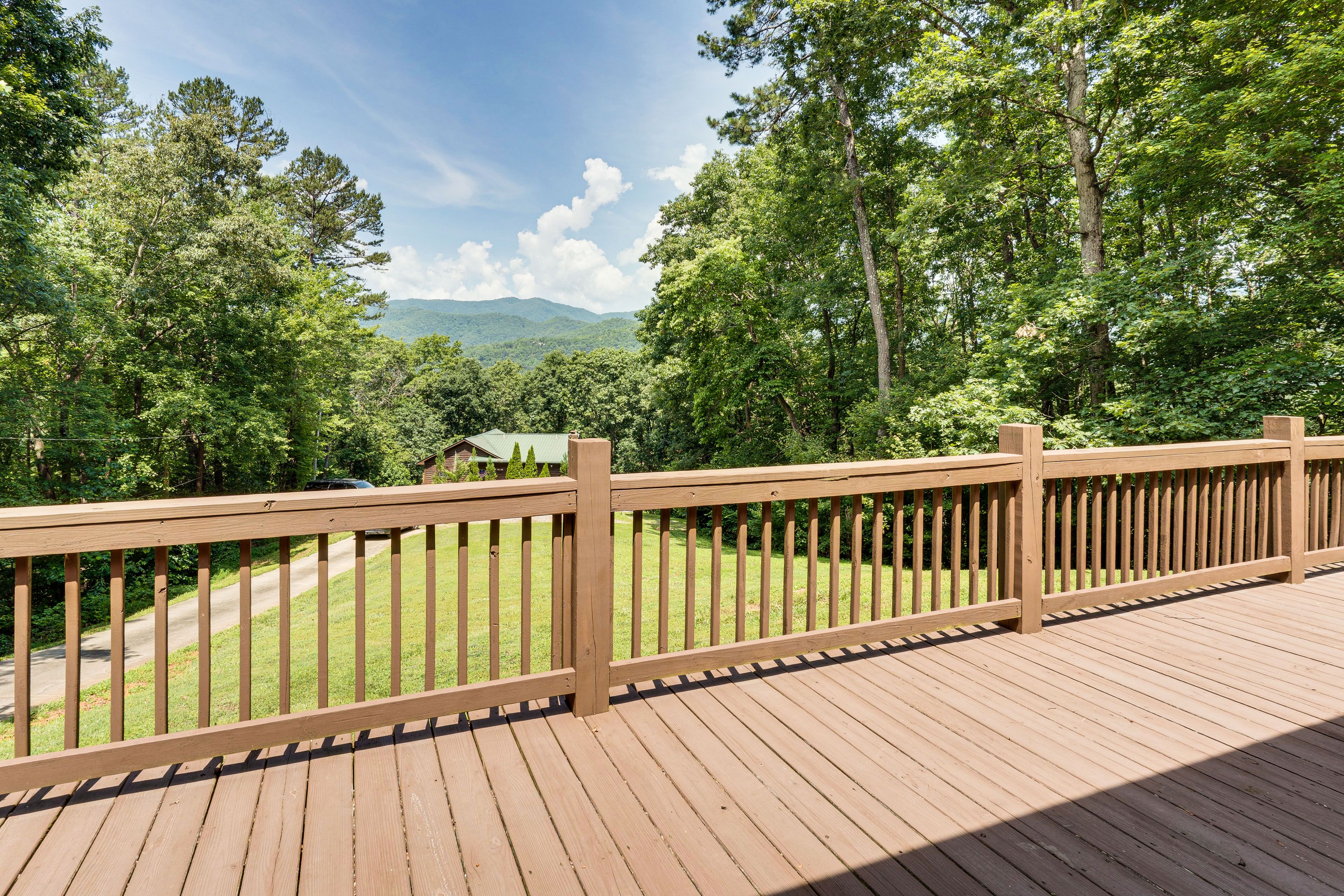Deck w/ Mountain Views