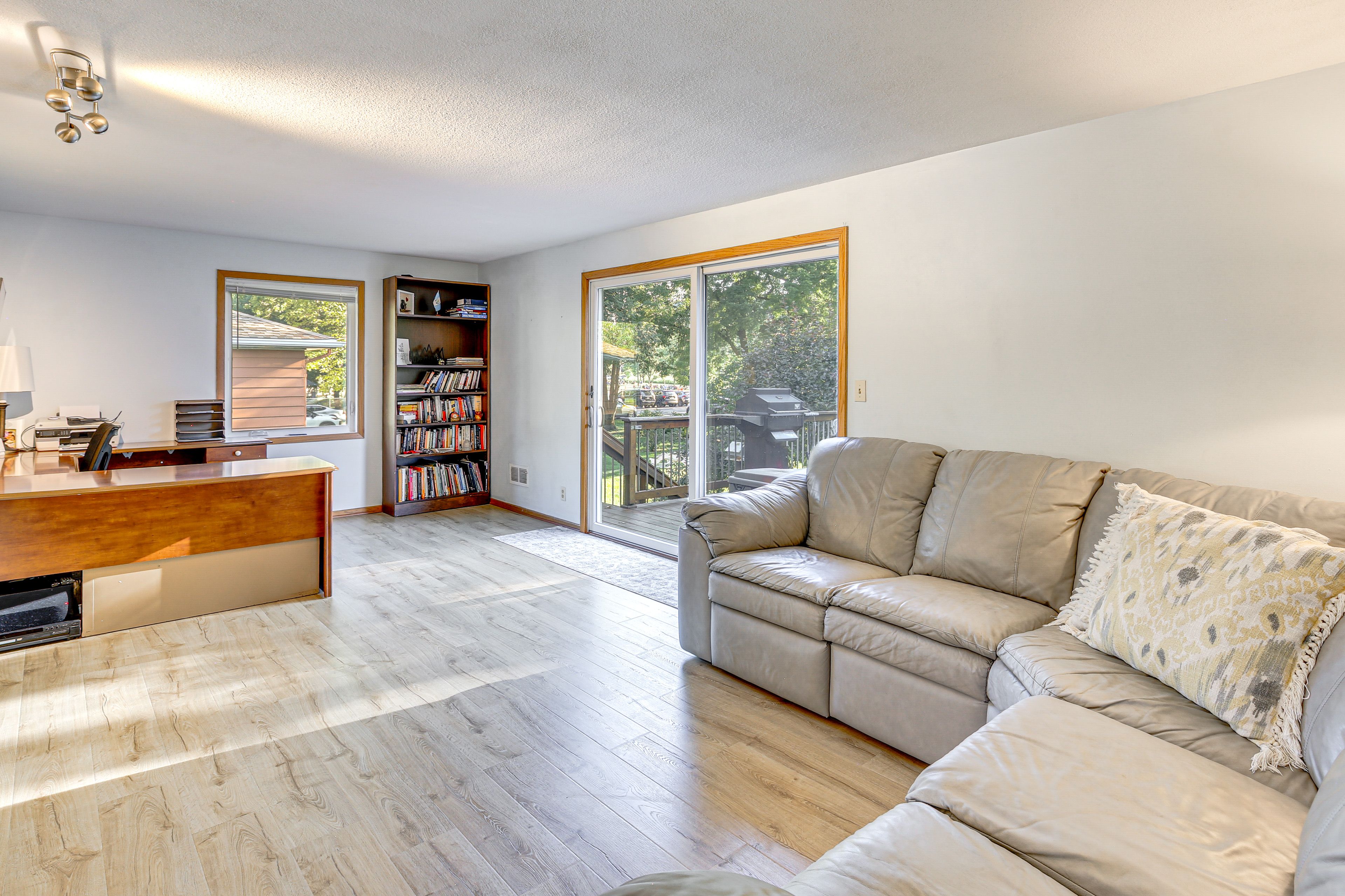 Living Room | Main Floor | Large Desk Workspace | Central A/C & Heat