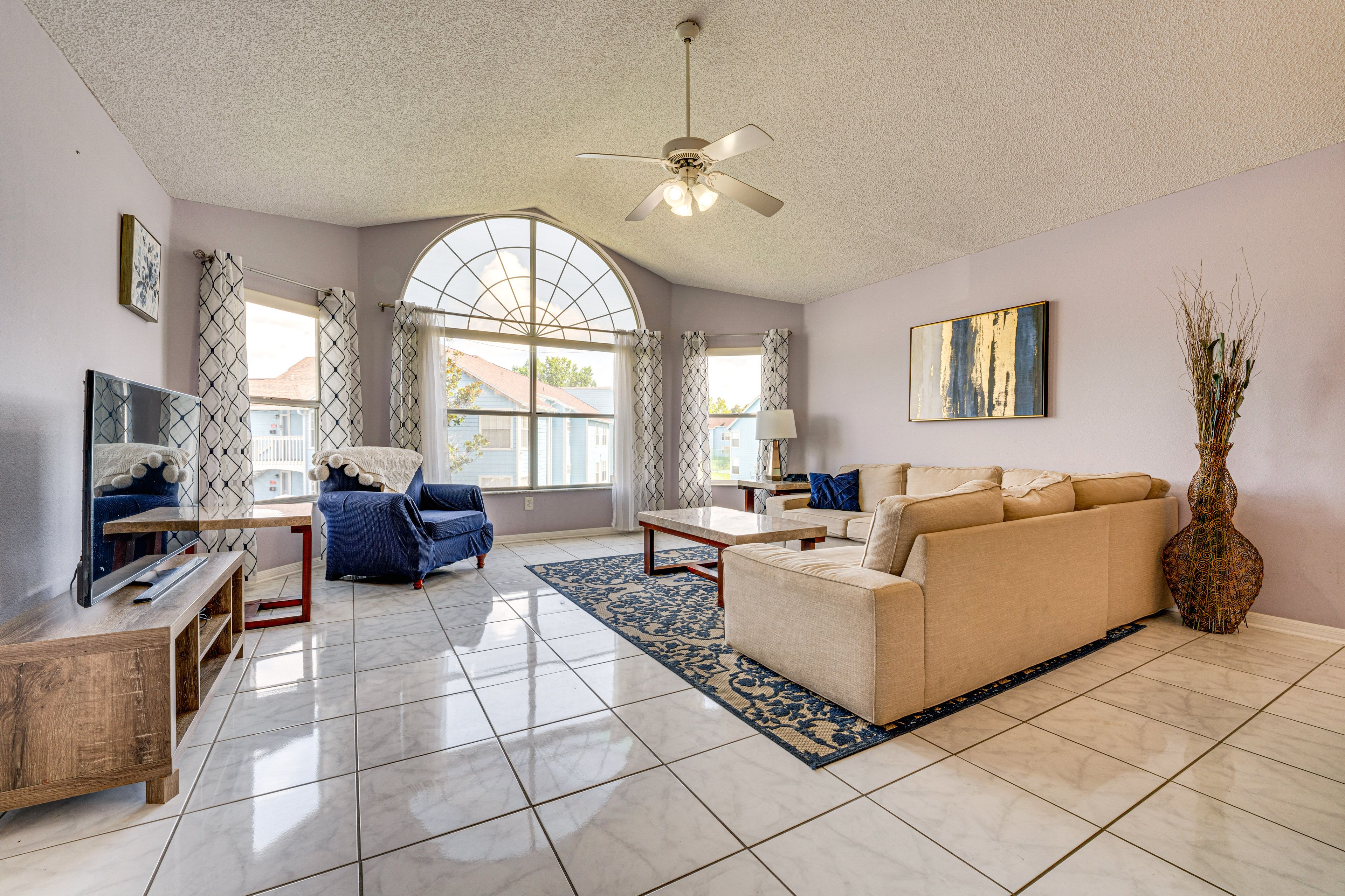 Kissimmee Vacation Rental | 3BR | 2BA | 1,287 Sq Ft | Stairs Required