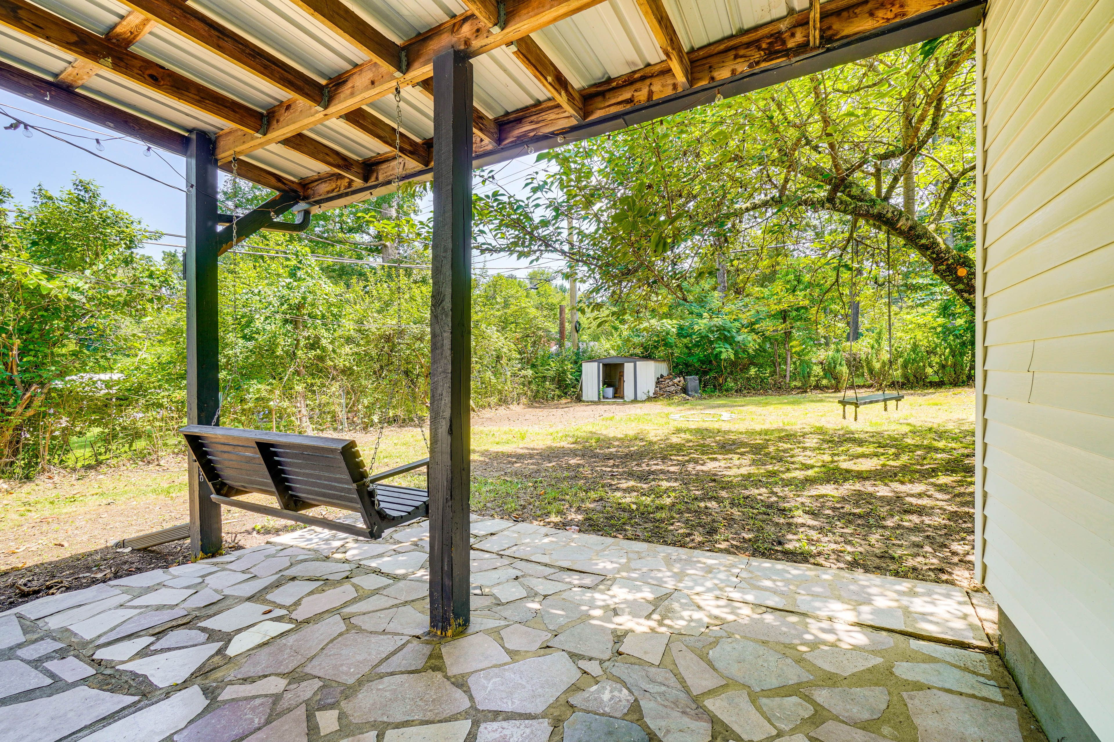Covered Patio | Fenced Backyard
