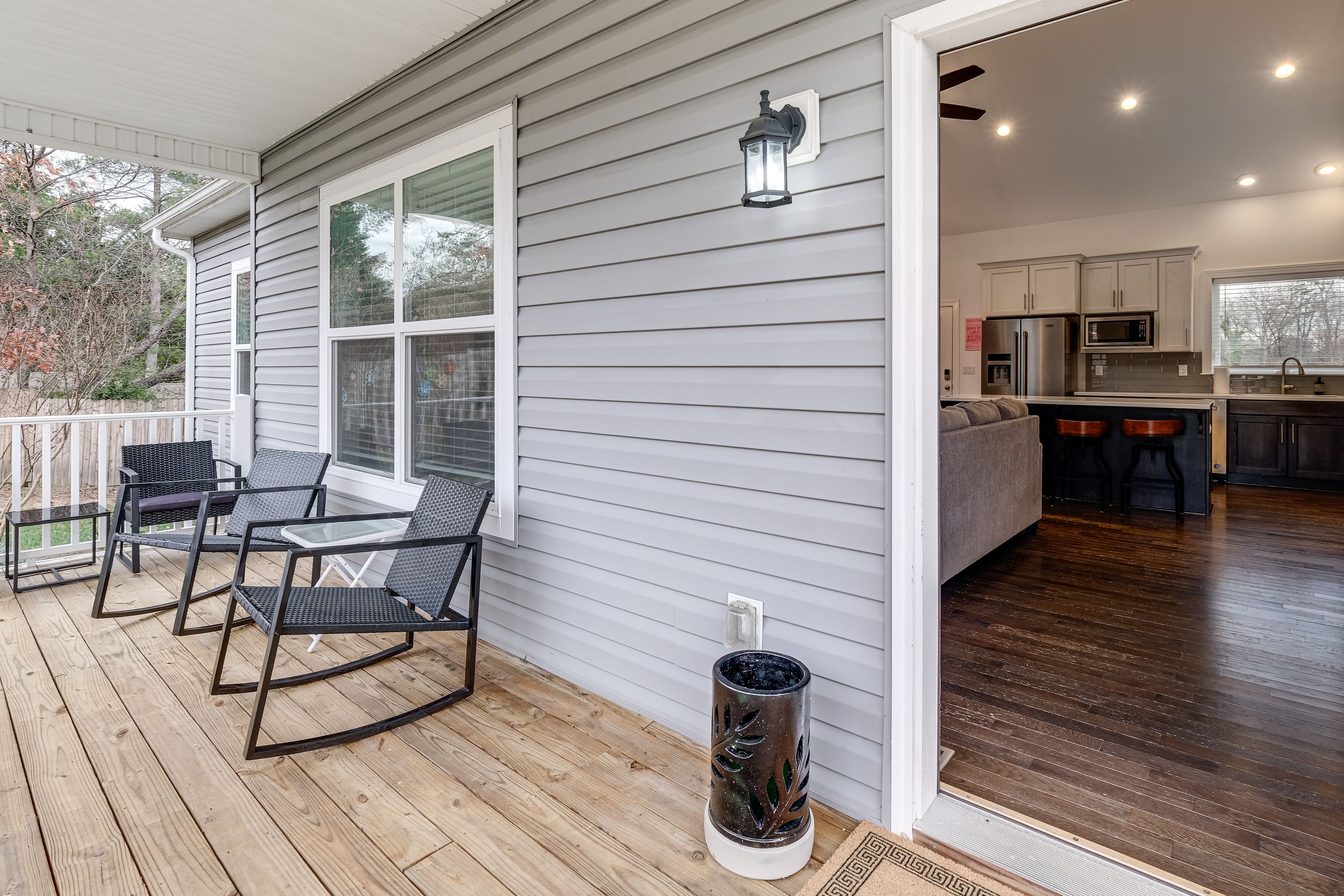 House Exterior | Covered Porch w/ Seating