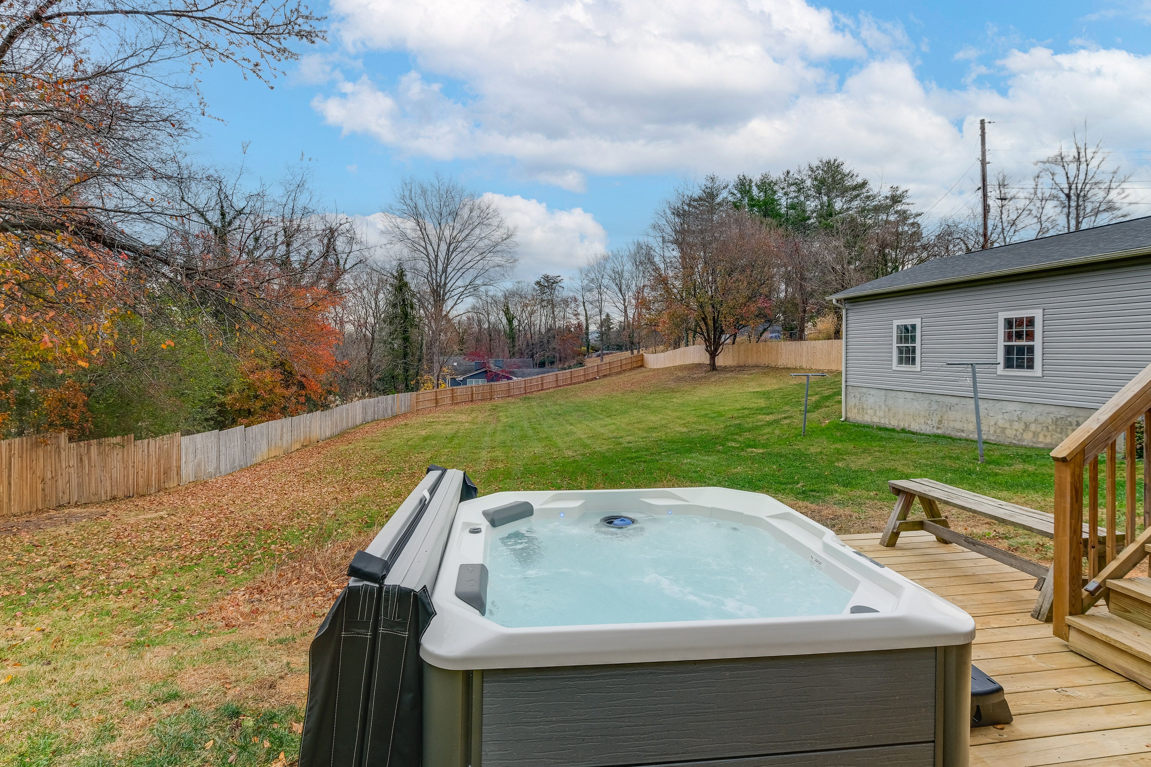 House Exterior | Private Hot Tub