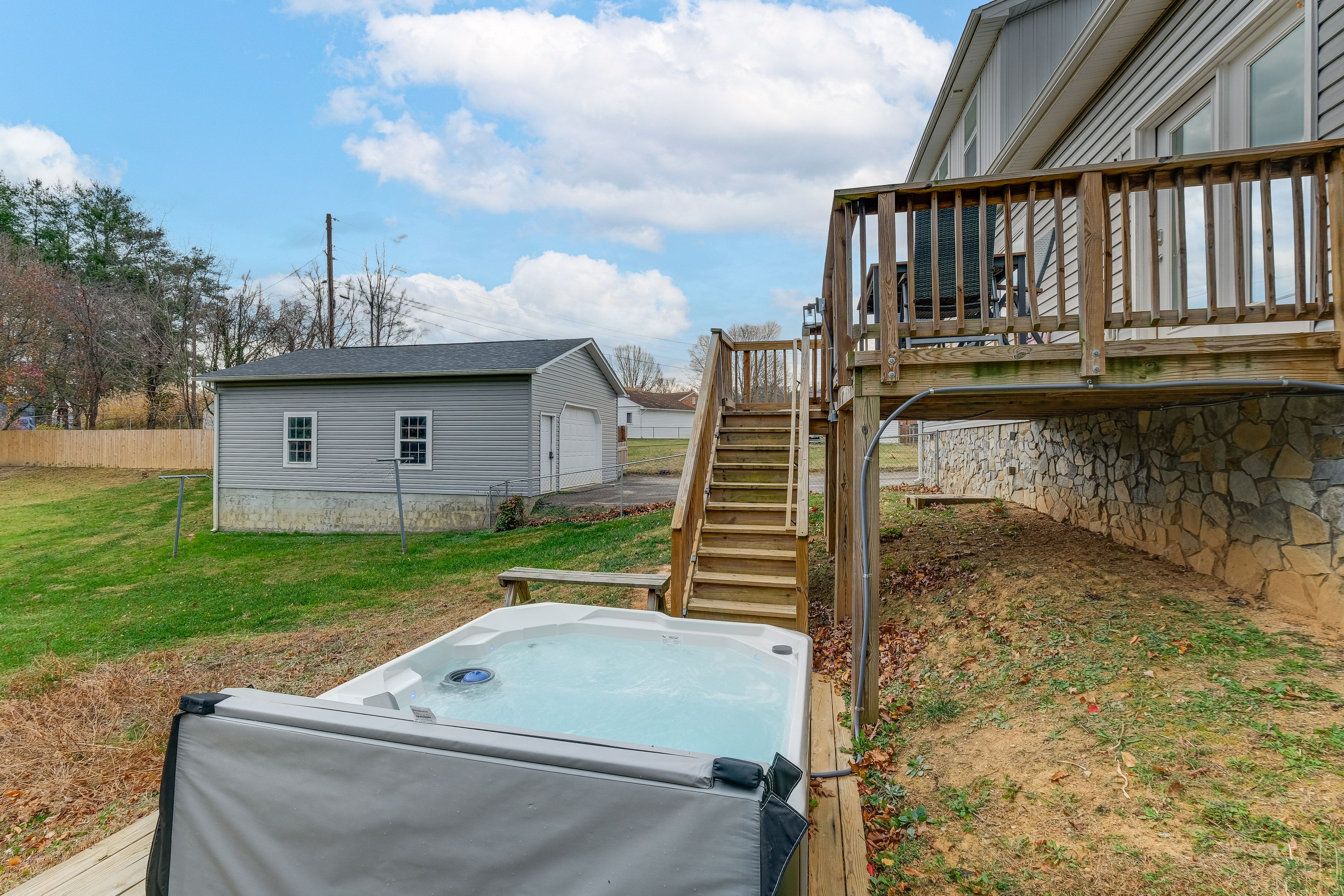 House Exterior | Private Hot Tub