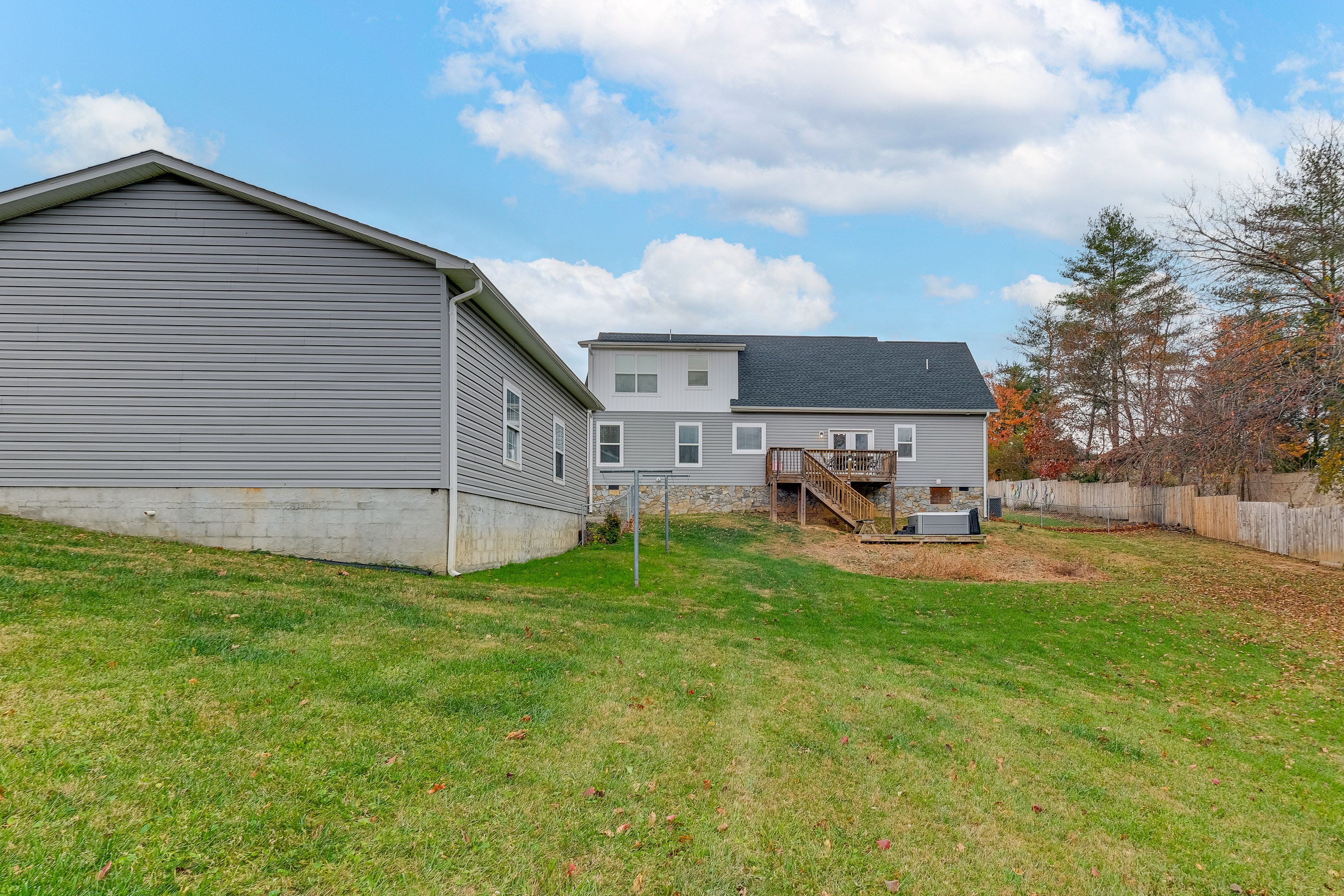 House Exterior | Fenced Backyard