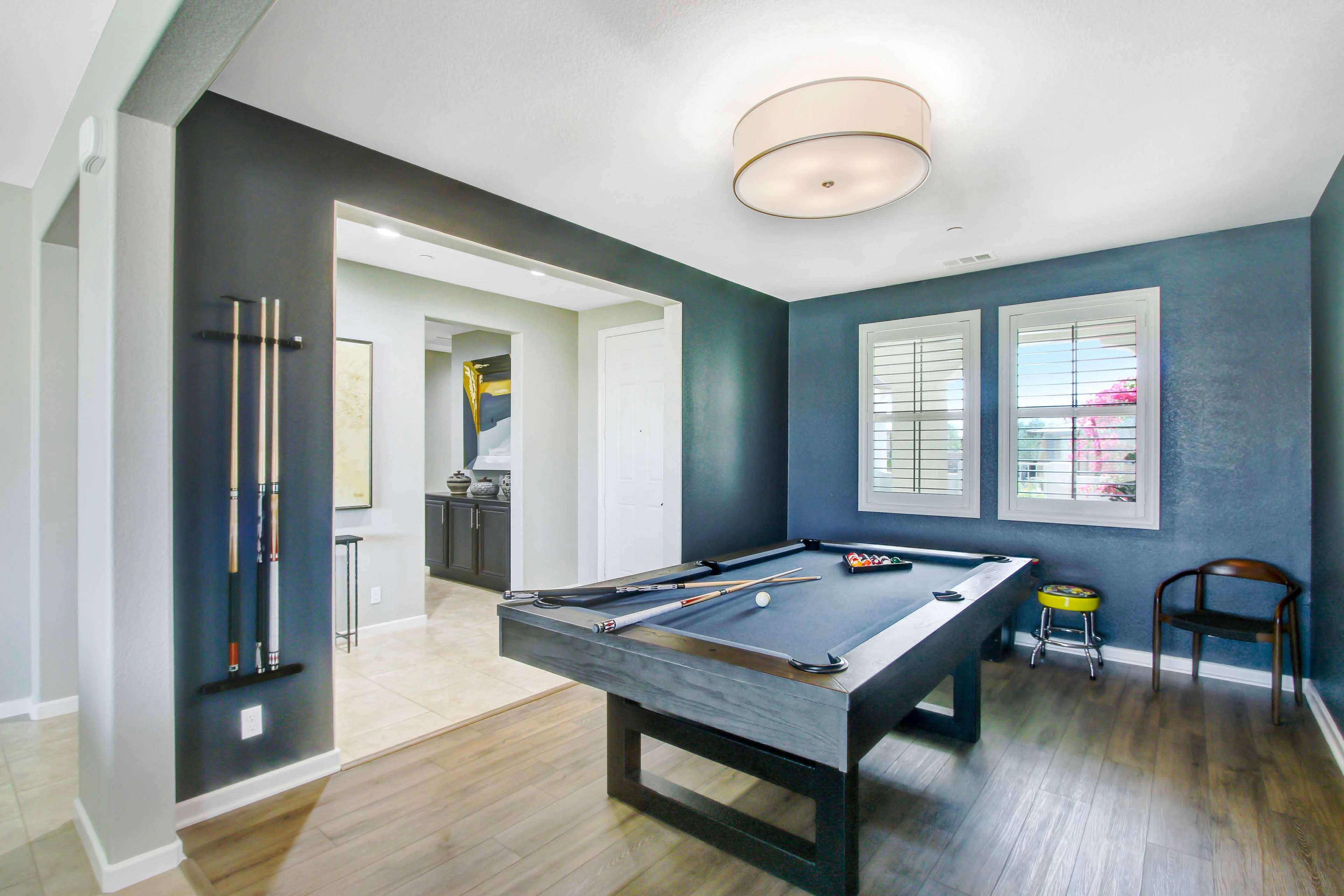 Game Room | Pool Table | Pac-Man Arcade Table