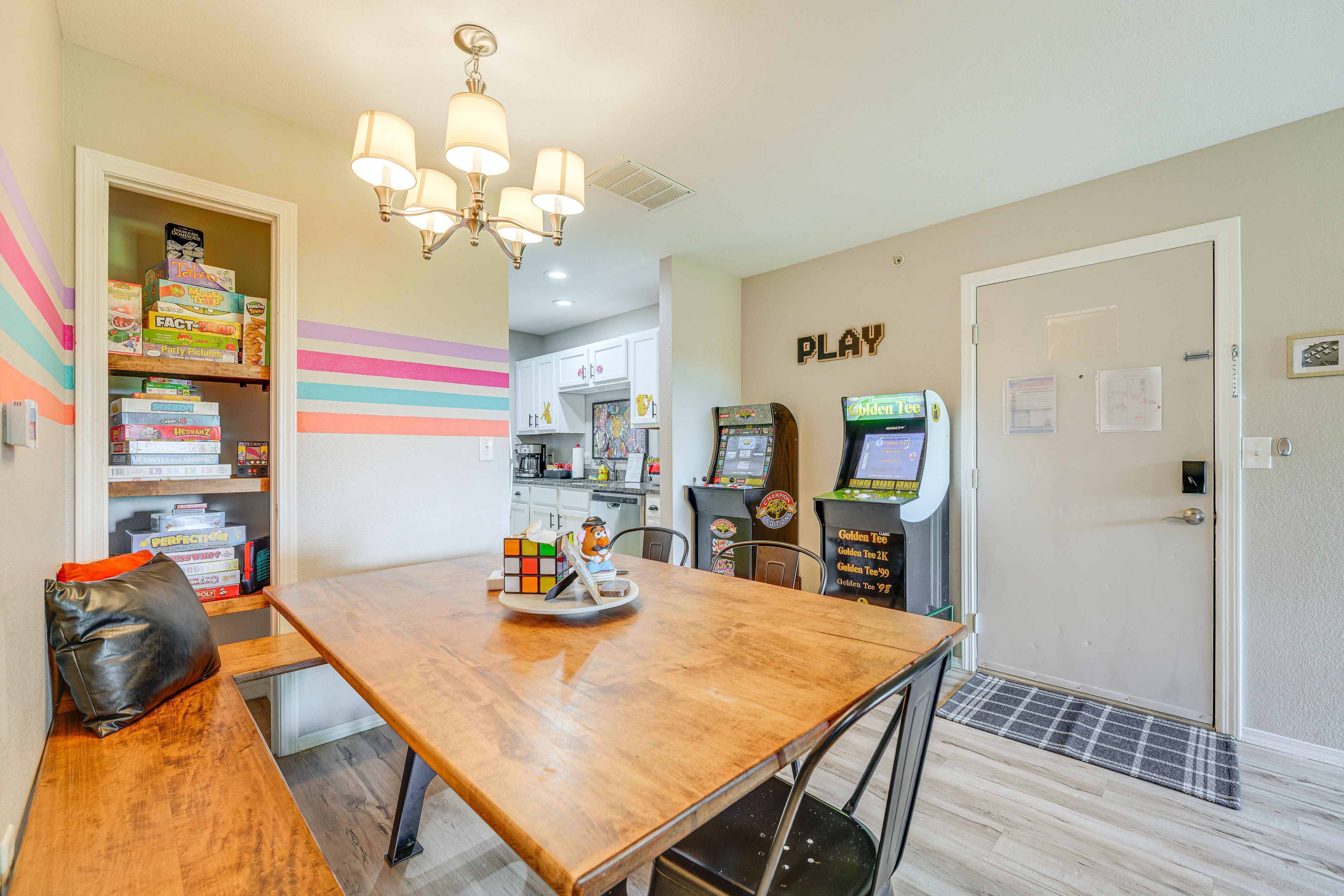 Dining Area | Board Game Selection | 2 Arcade Machines | Free WiFi