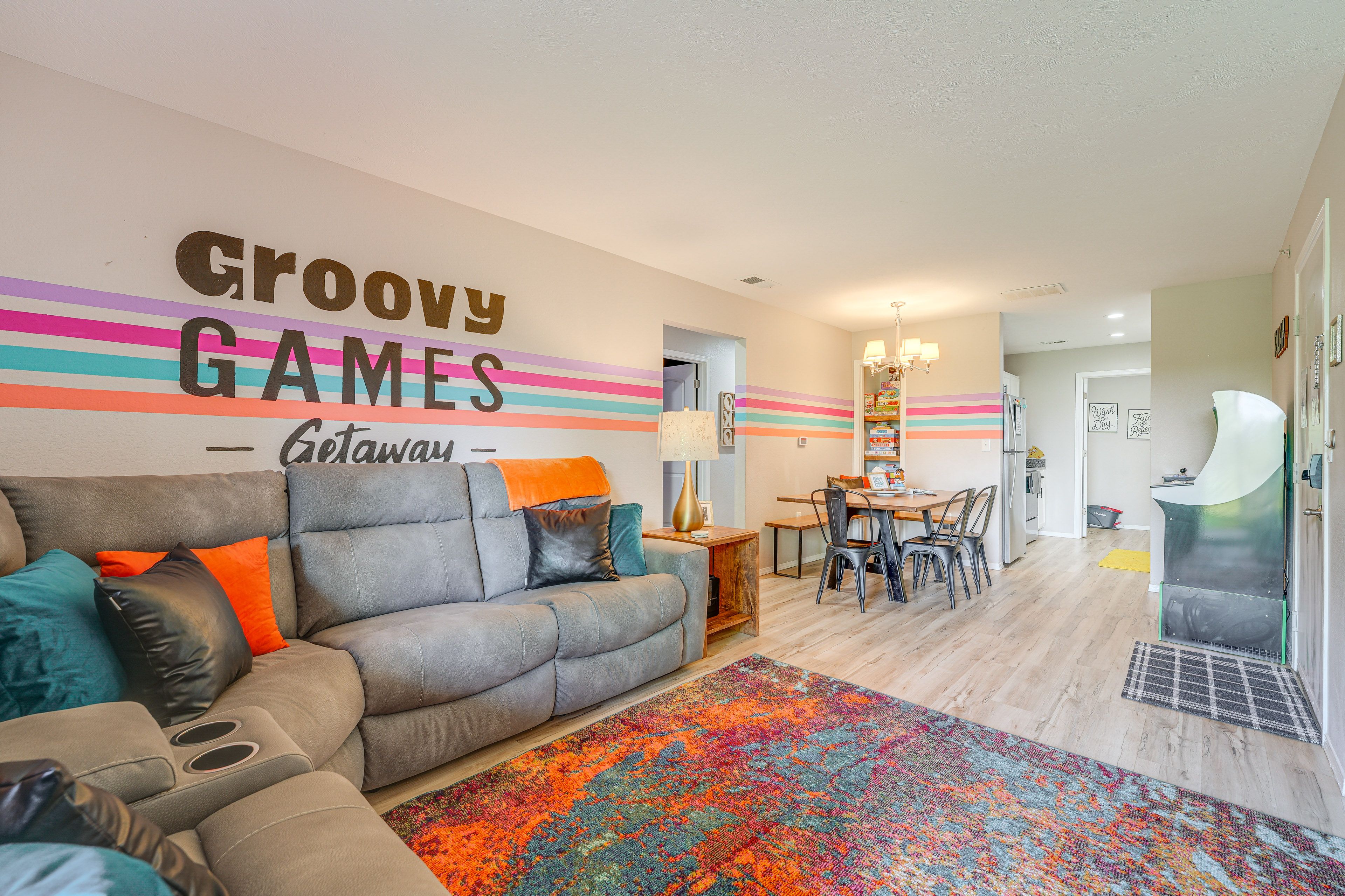 Living Room | 55" Smart TV w/ Cable | Wii Console