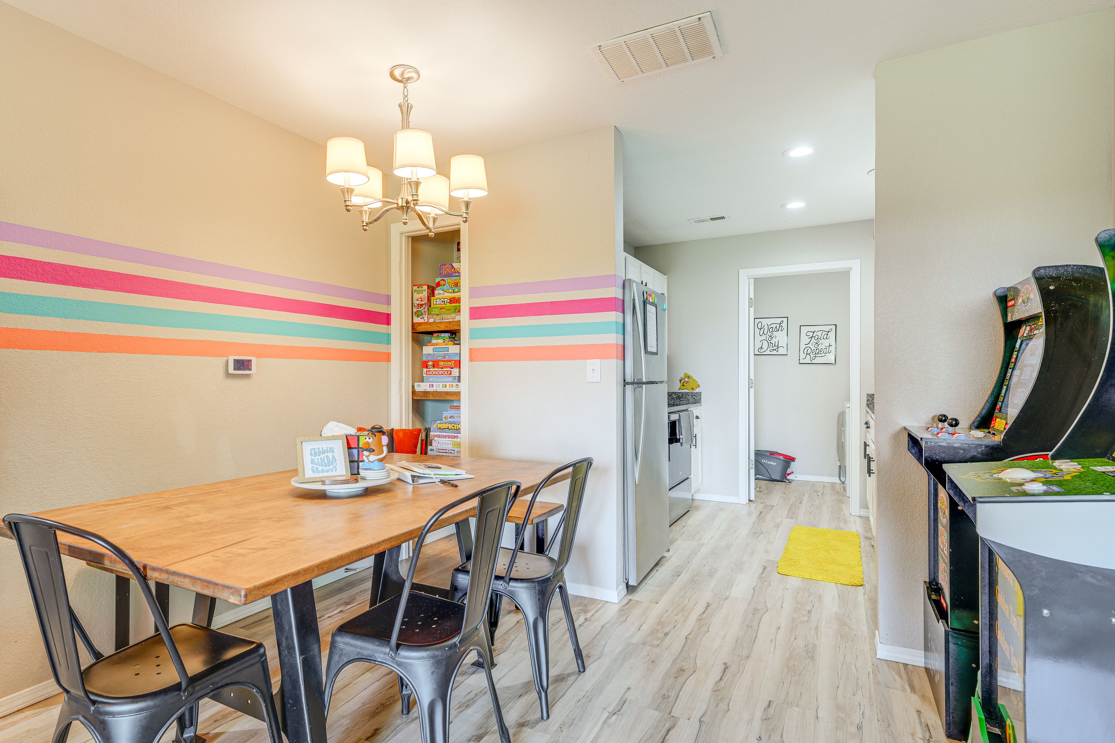 Dining Area | Board Game Selection | 2 Arcade Machines | Free WiFi