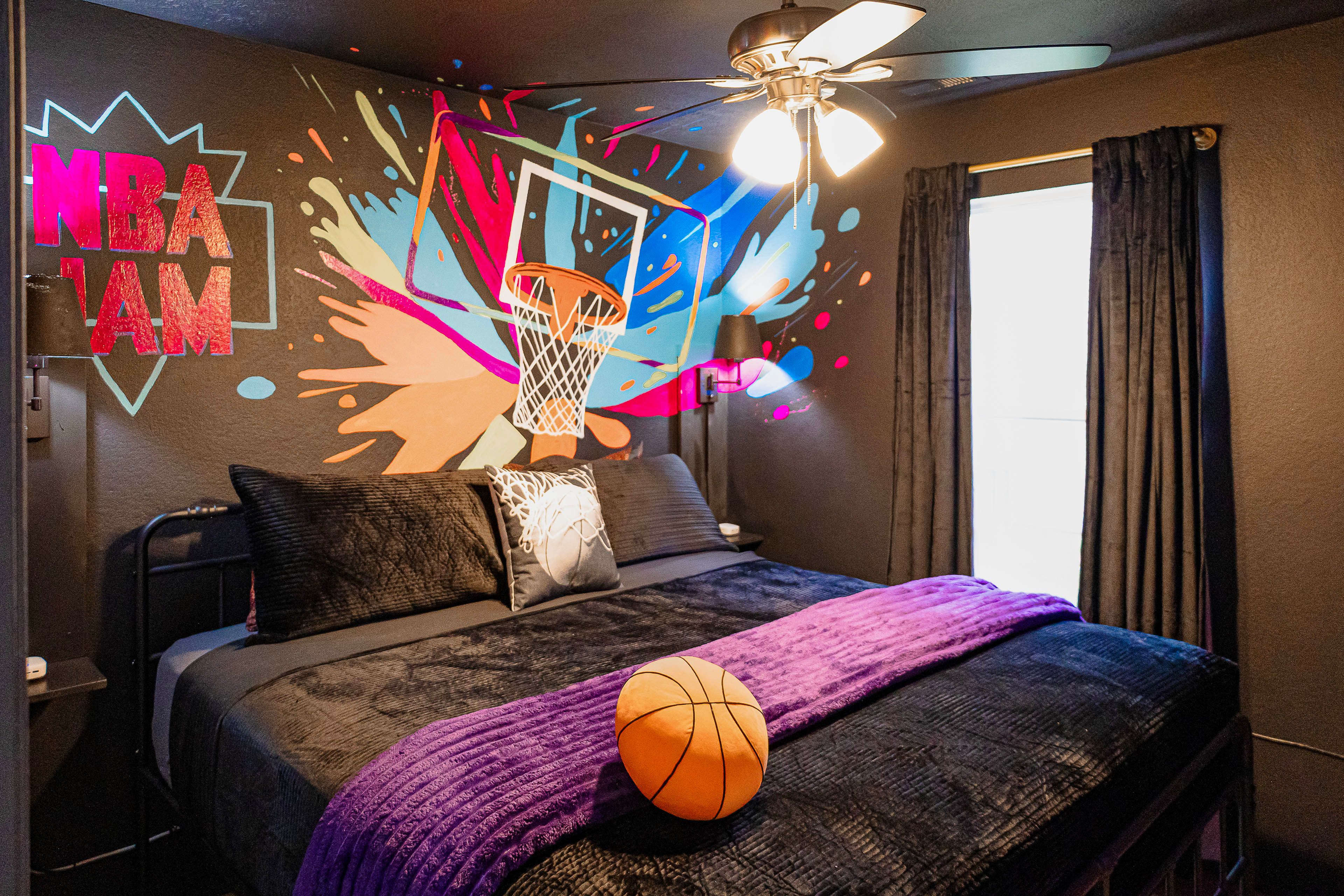 Bedroom 2 | King Bed | Arcade Machine