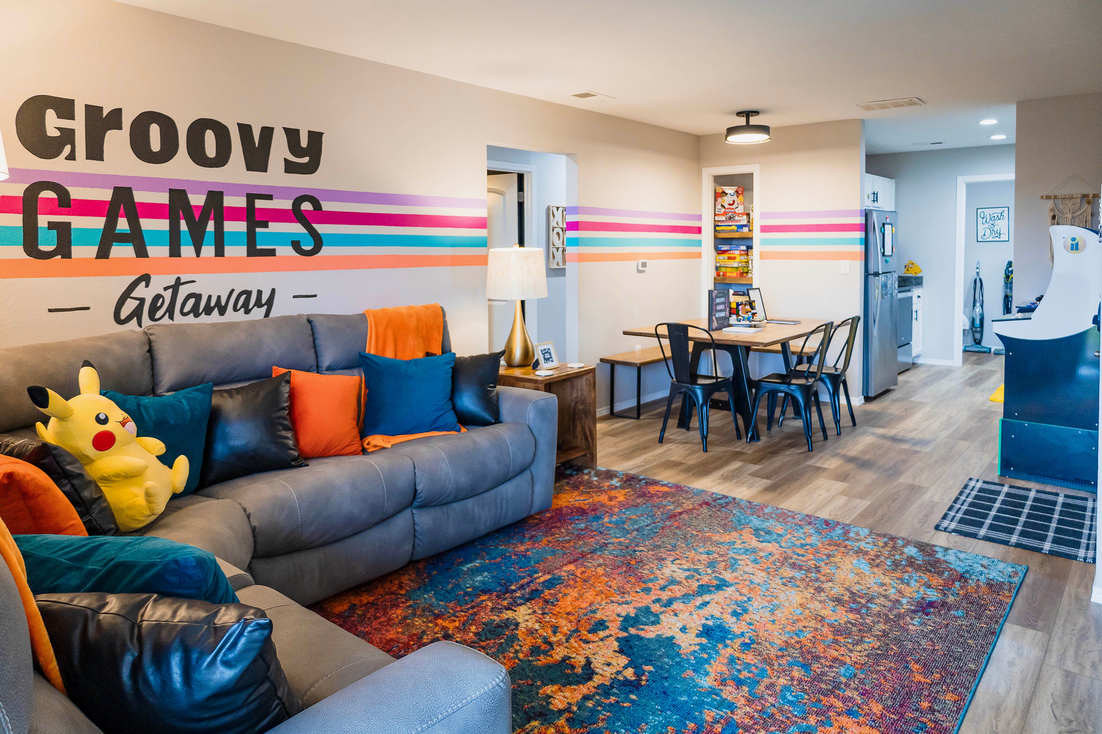 Living Room | 55" Smart TV w/ Cable | Wii Console