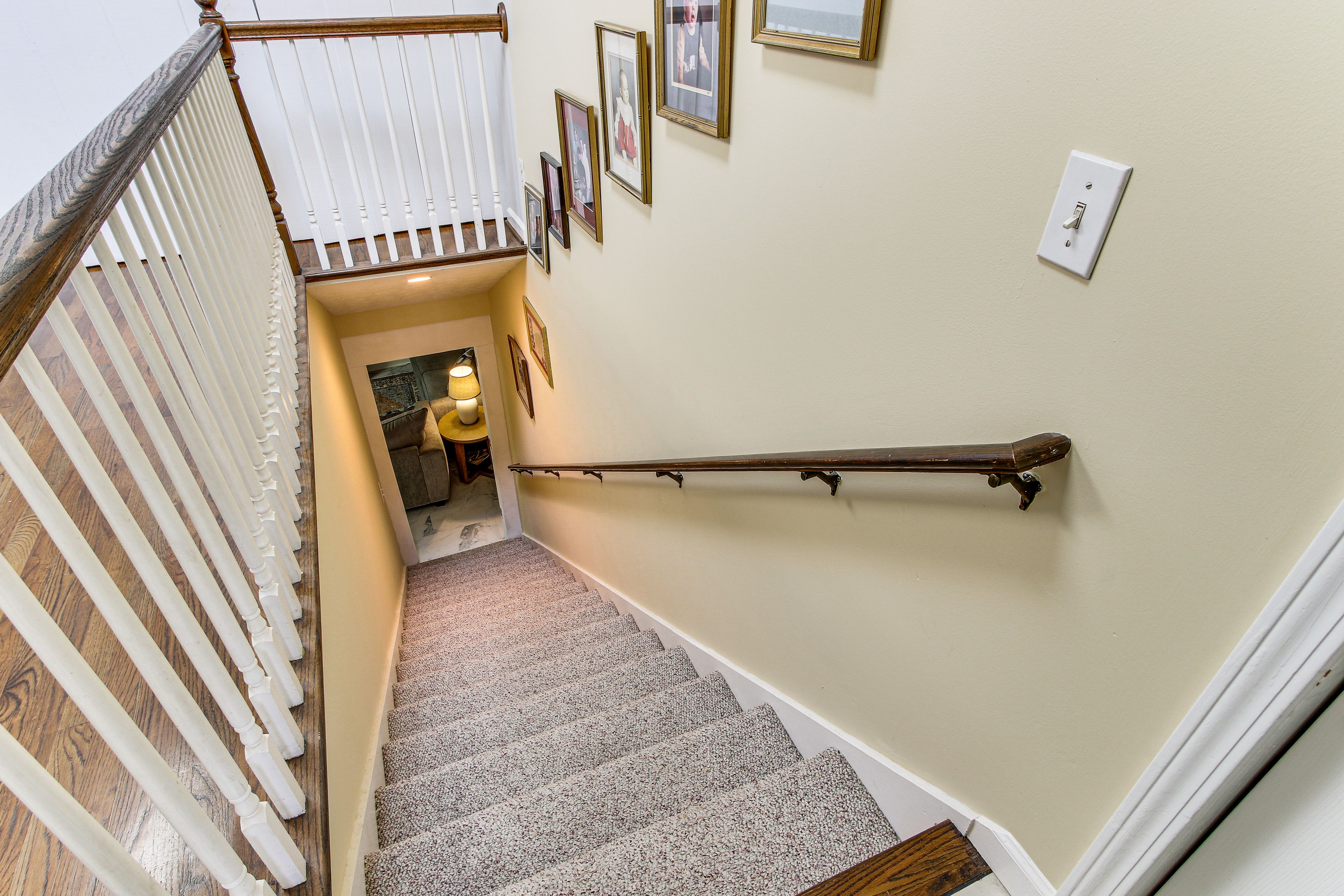 Stairs to Basement Level