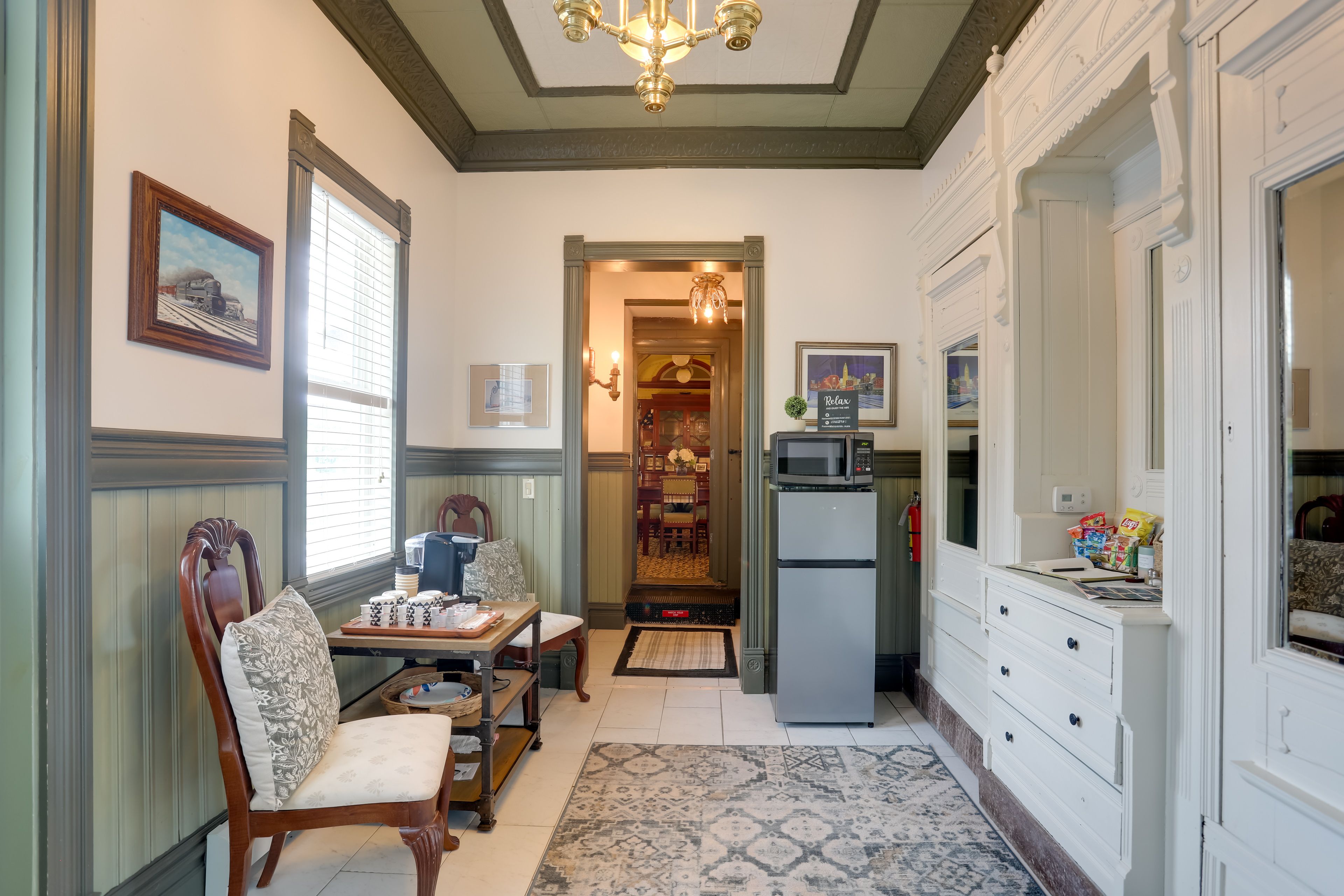 Kitchenette | Keurig Coffee Maker | Microwave