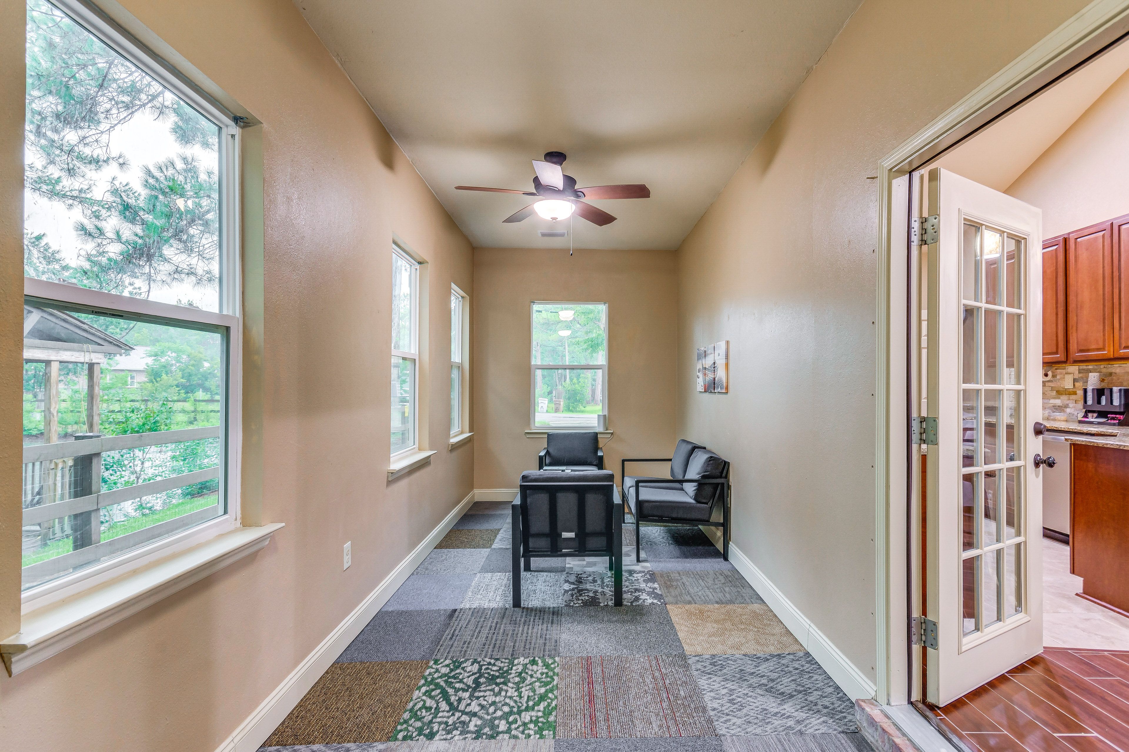 Furnished Sunroom | Pond View