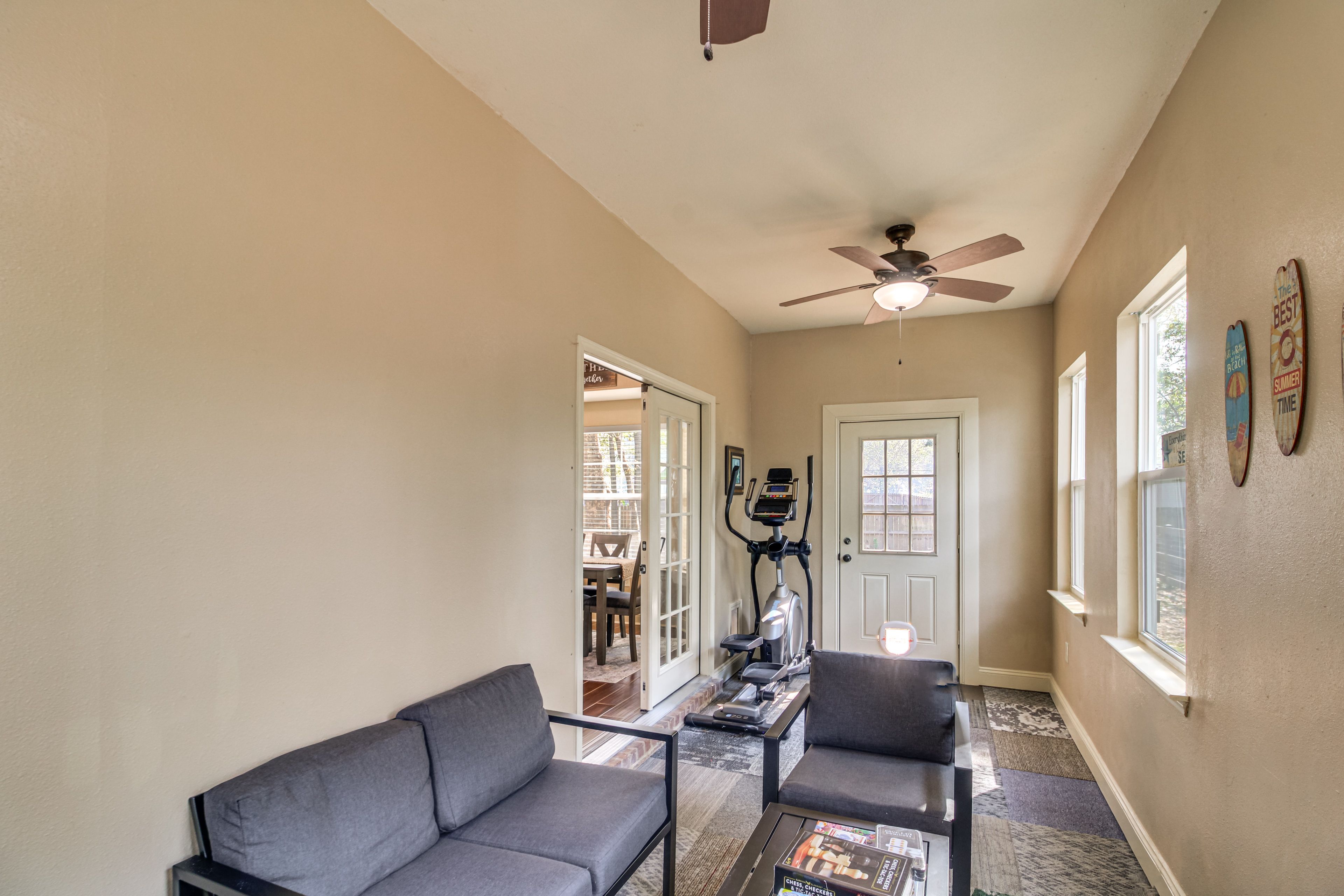 Furnished Sunroom | Pond View