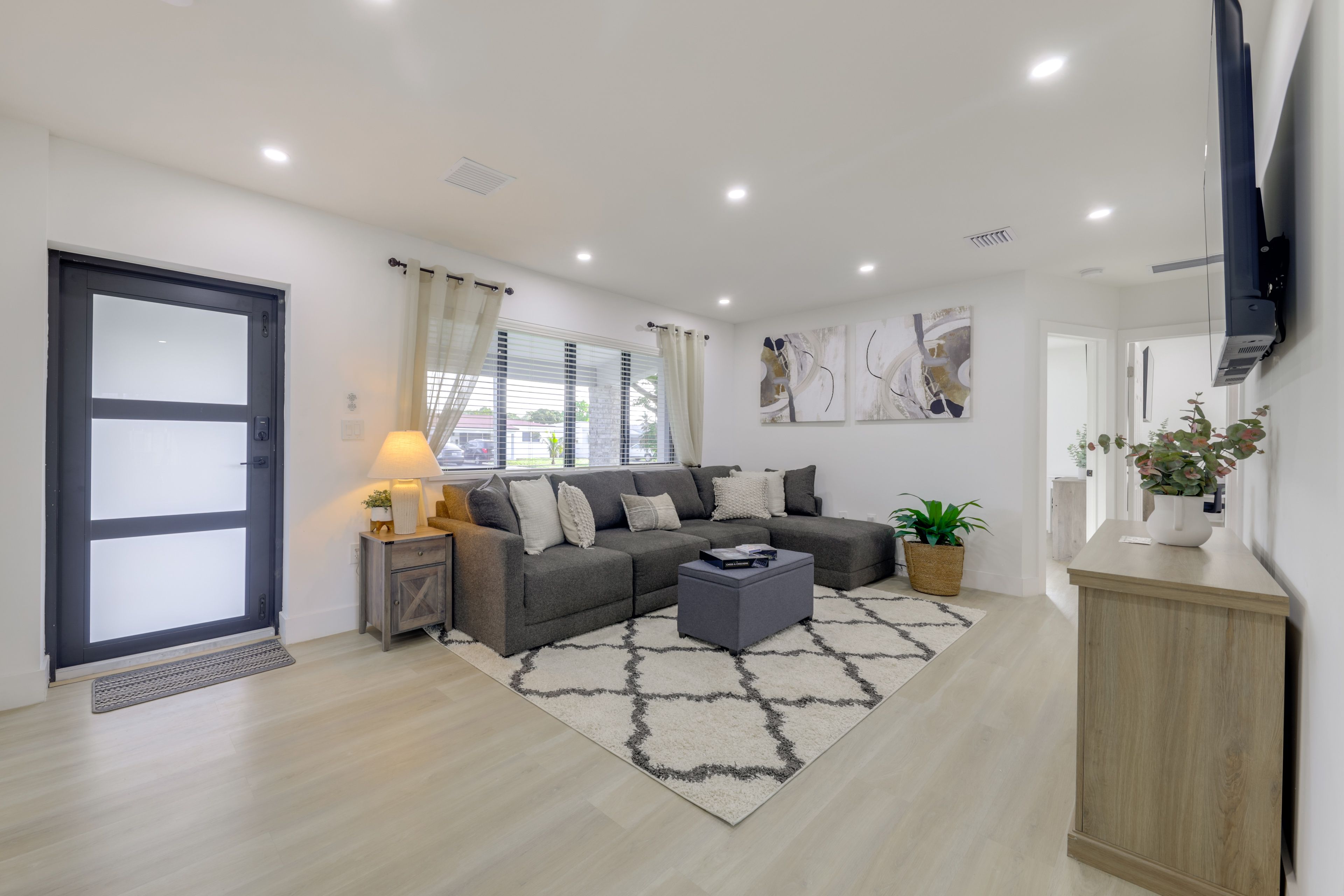 Living Room | Smart TV | Electric Fireplace