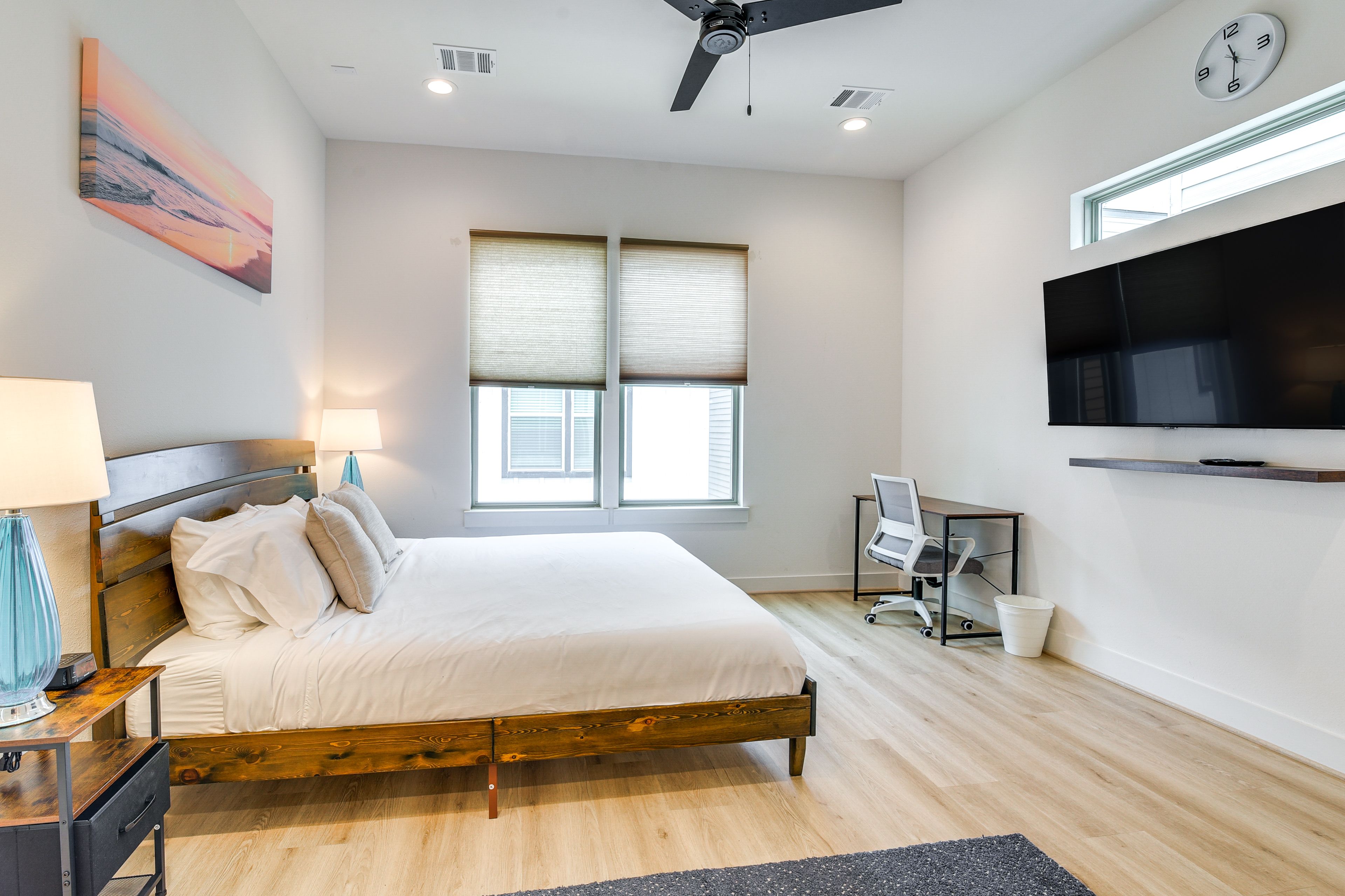 Bedroom 1 | King Bed | Linens Provided | Upper Floor