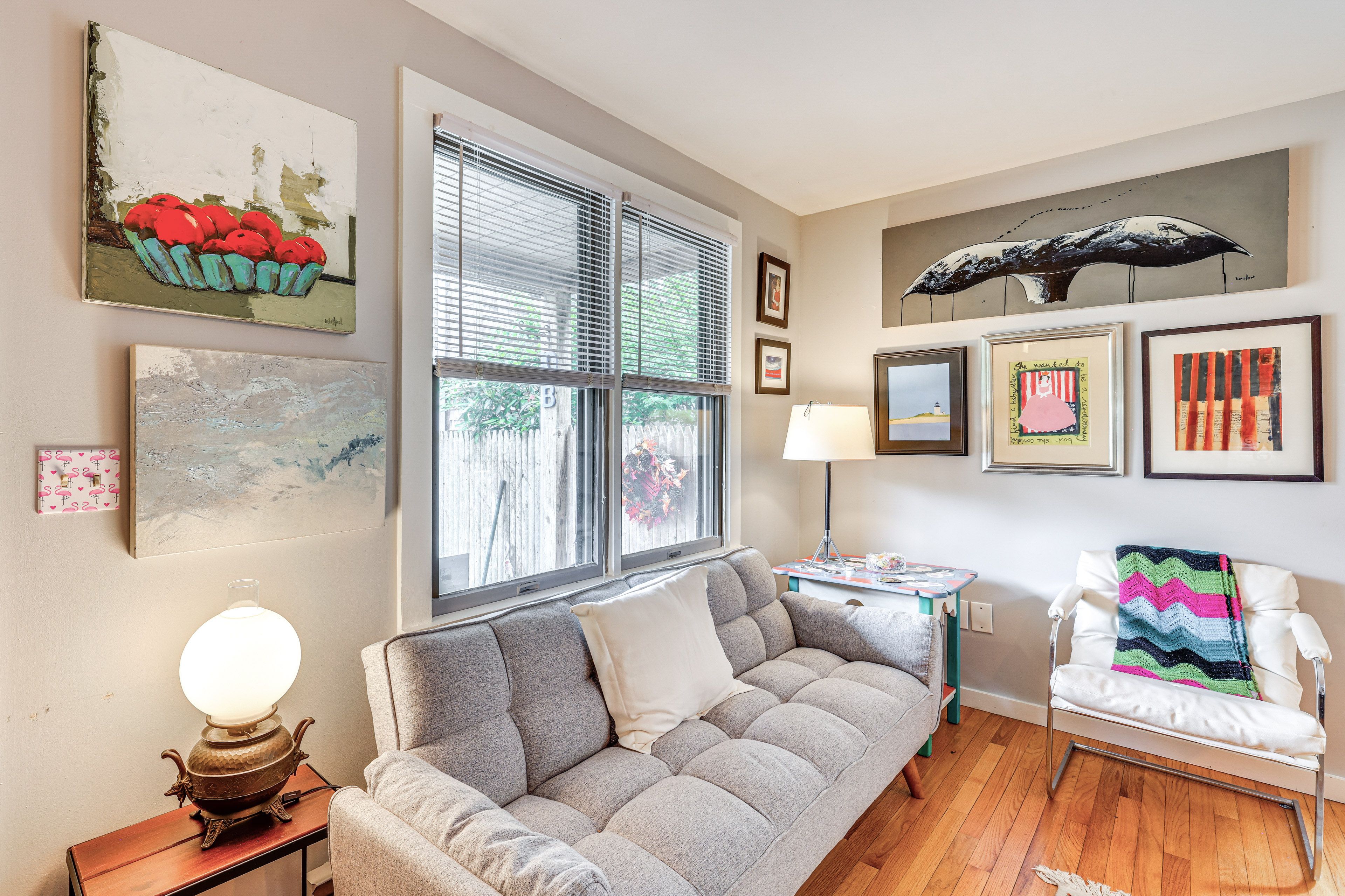 Living Room | 1st Floor | Twin Futon | Smart TV | Books/Board Games