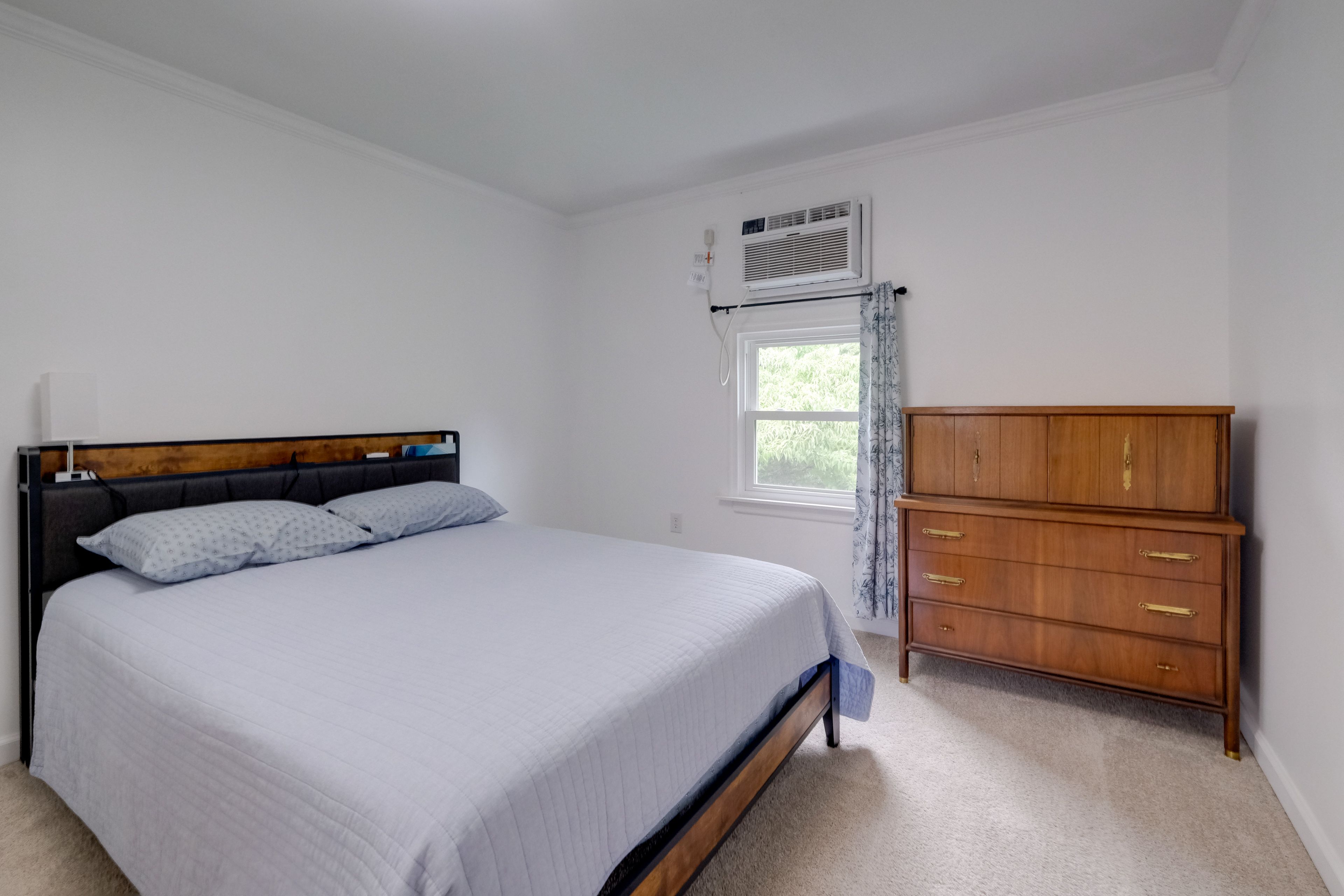 Studio | Queen Bed | Upper Level | Window A/C Unit