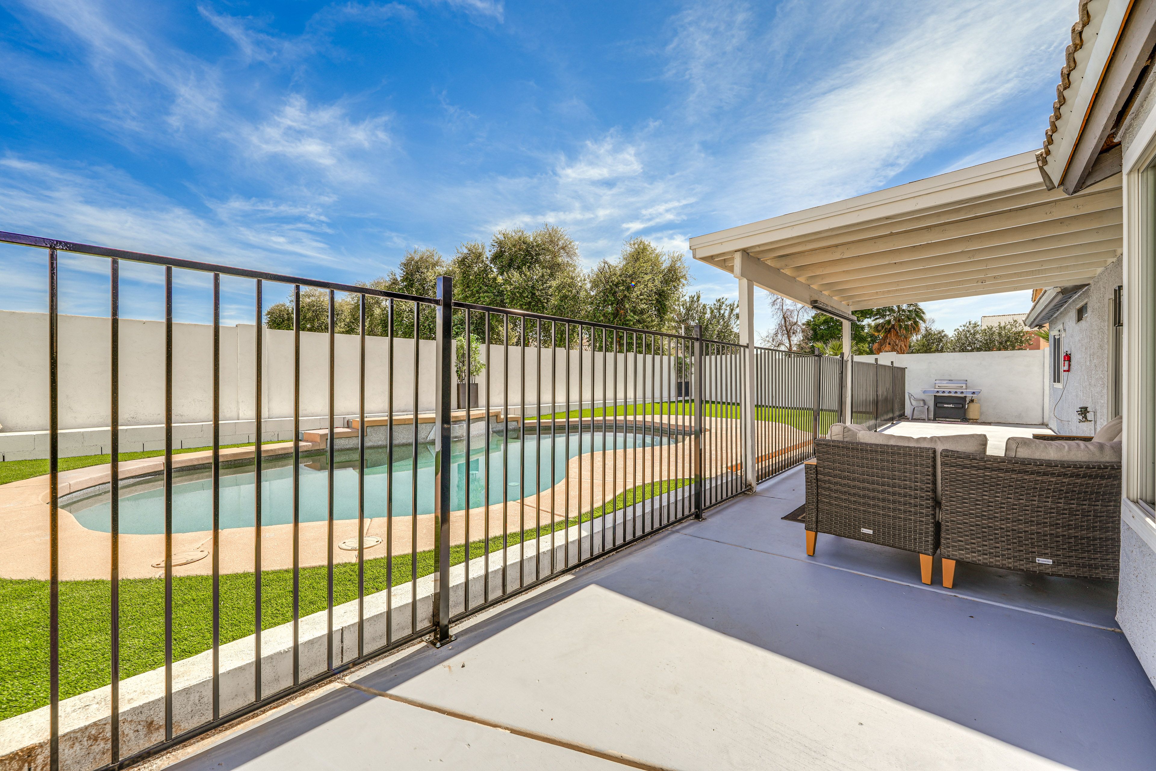 Private Backyard Area