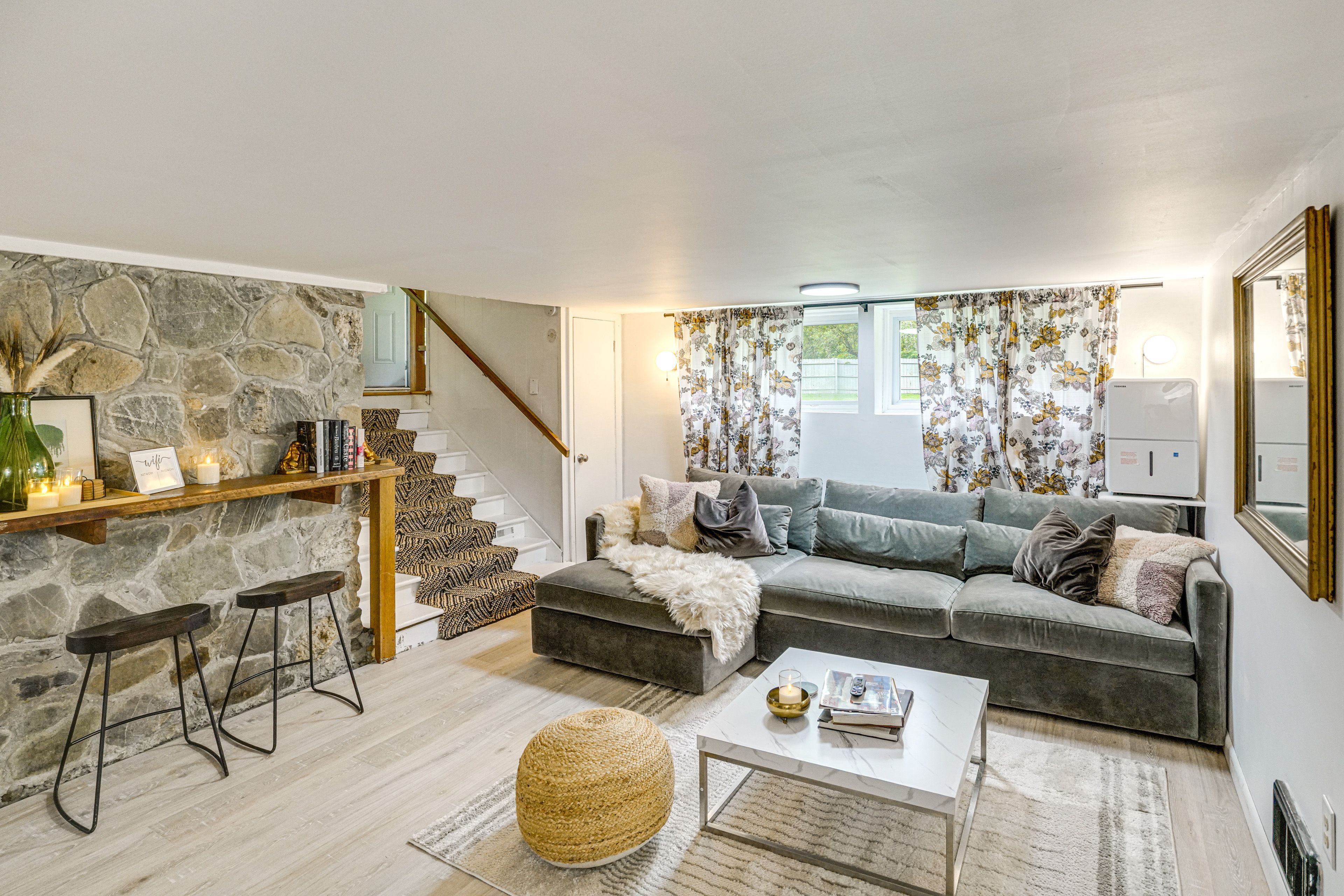 Lower-Level Living Room | Smart TV | Board Games