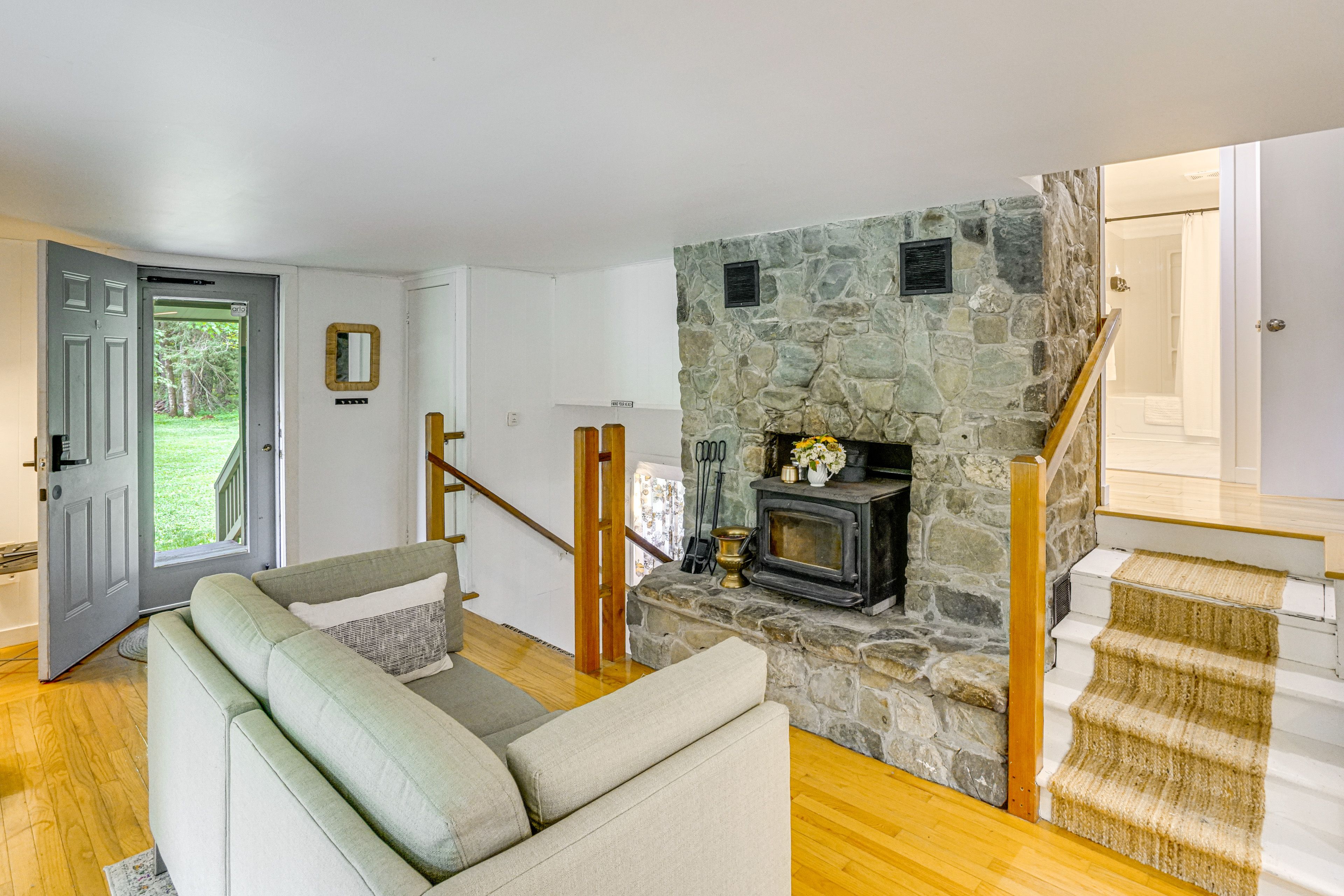Living Room | Wood-Burning Stove | Main Level
