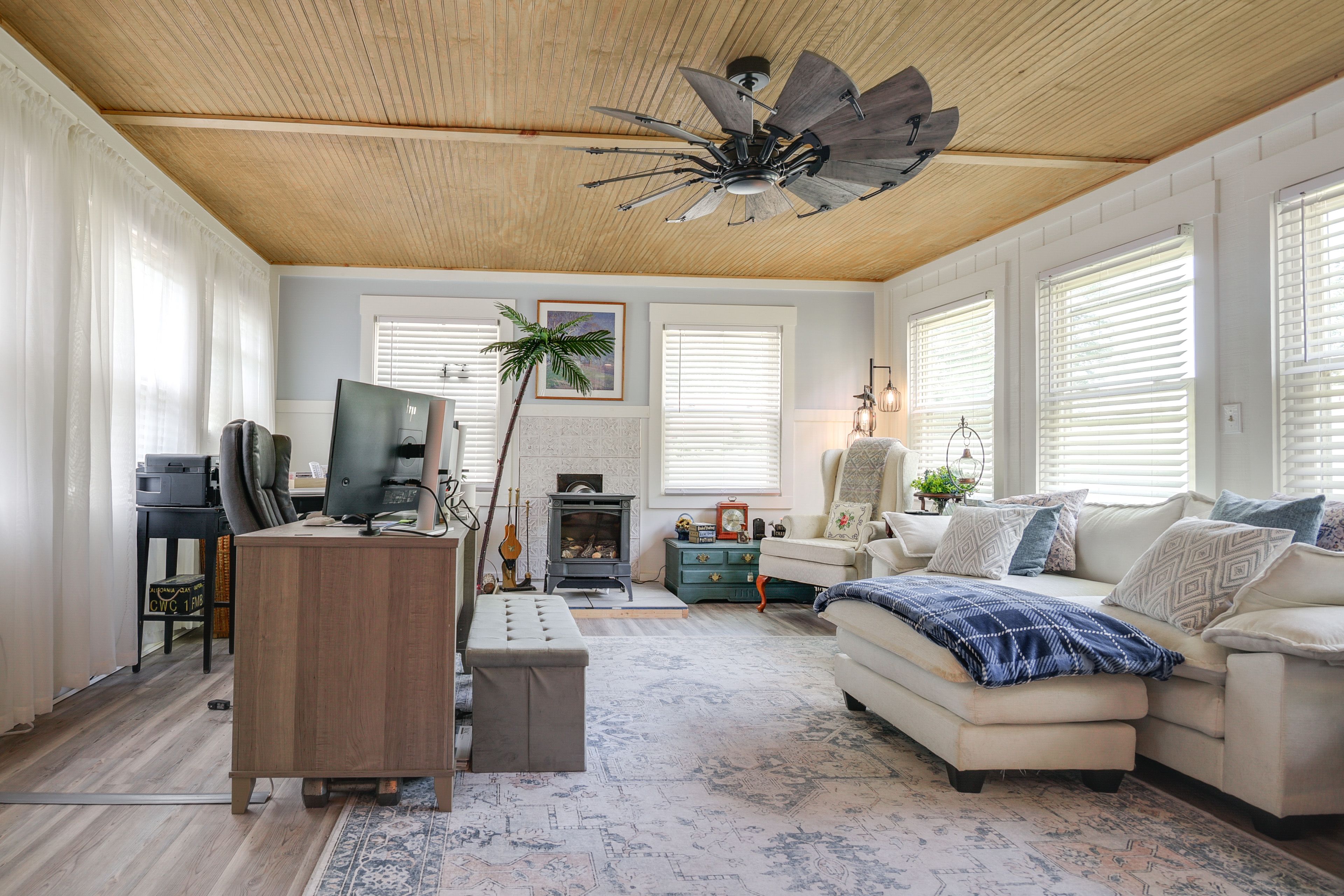 Sitting Room | Work Desk w/ Printer | Main Level