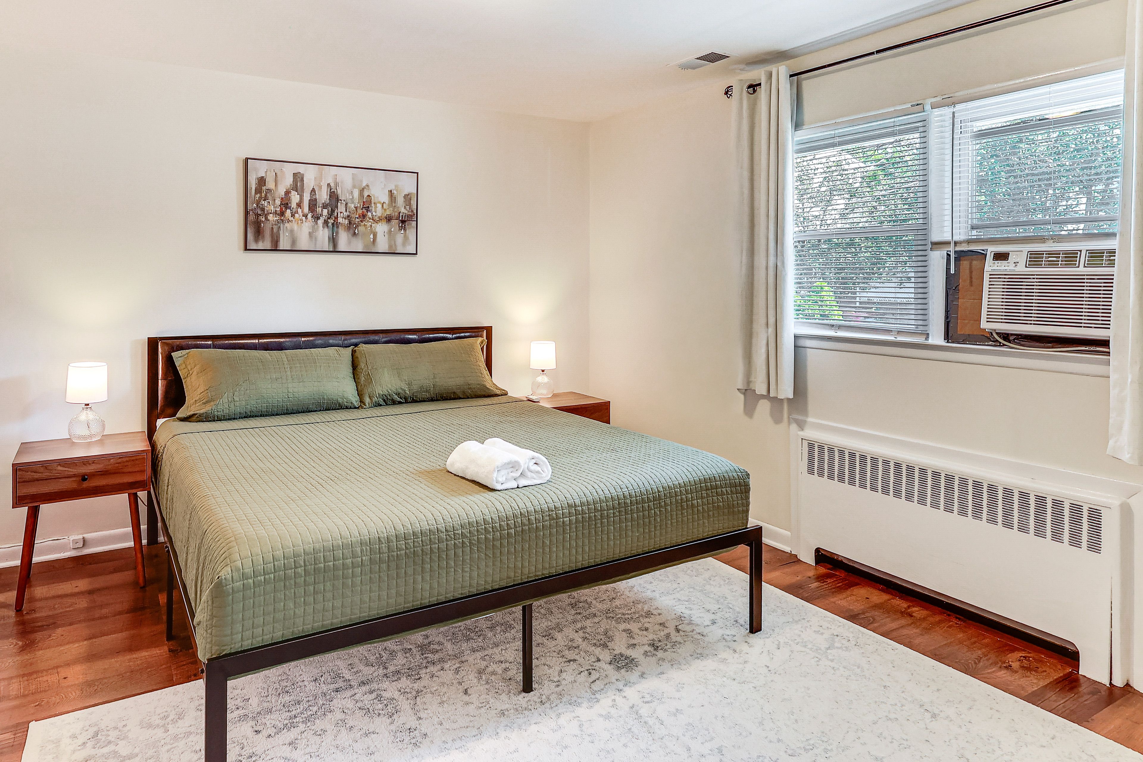 Bedroom 1 | King Bed | Full Sleeper Sofa | Upper Level