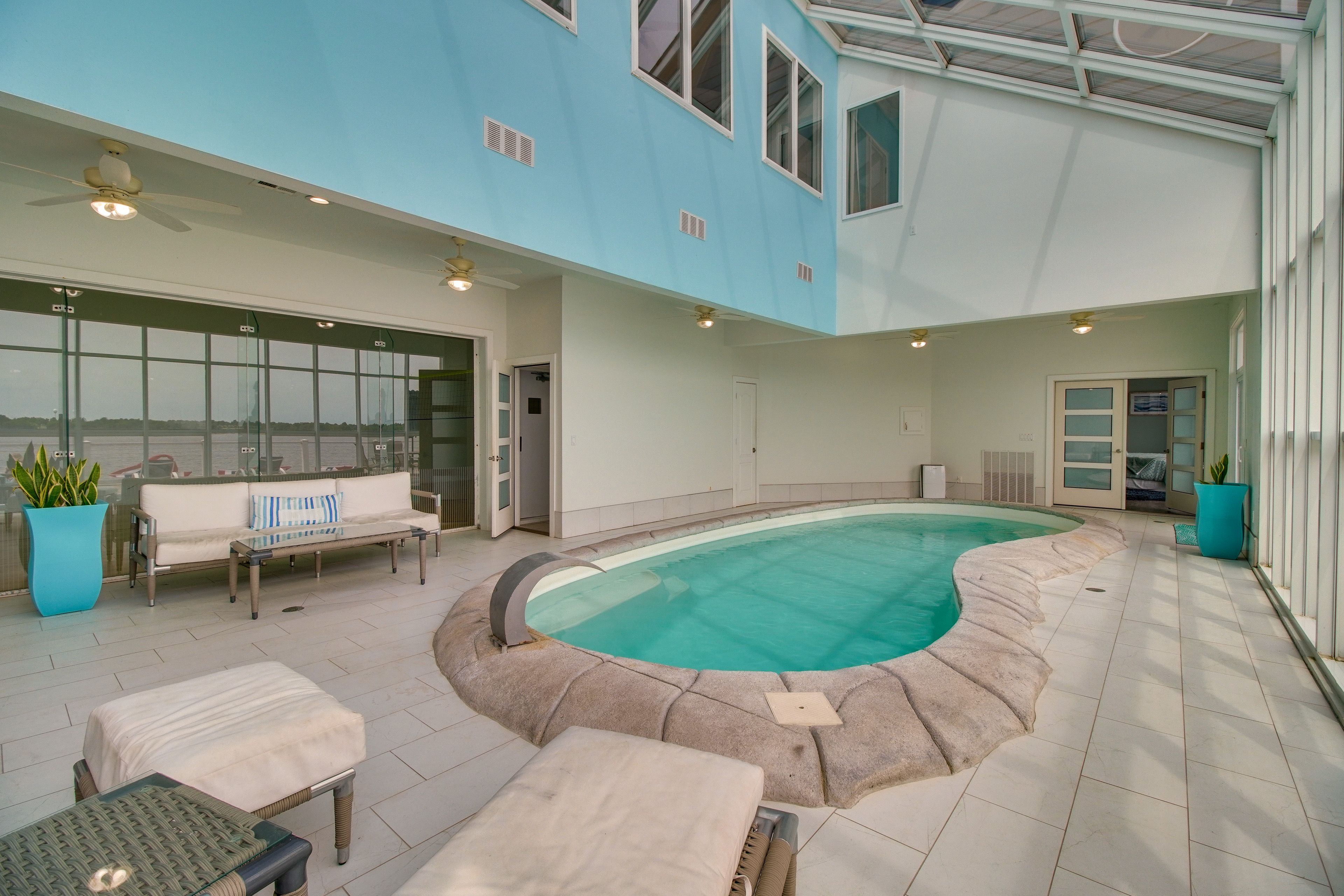 Indoor Pool | 1st Floor | Loungers