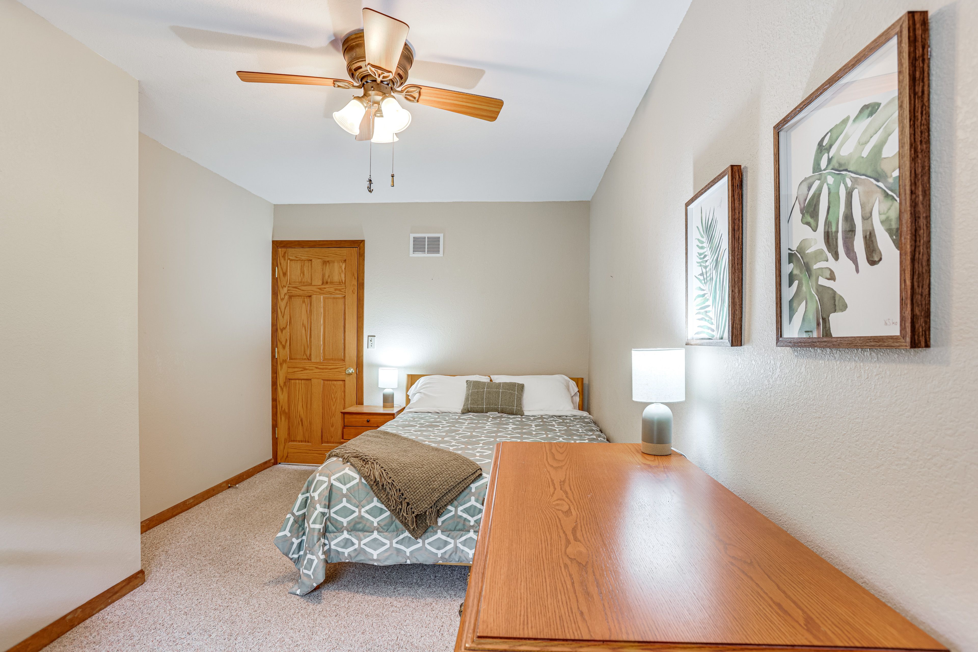 Bedroom 2 | Main Level | Queen Bed | Office Desk