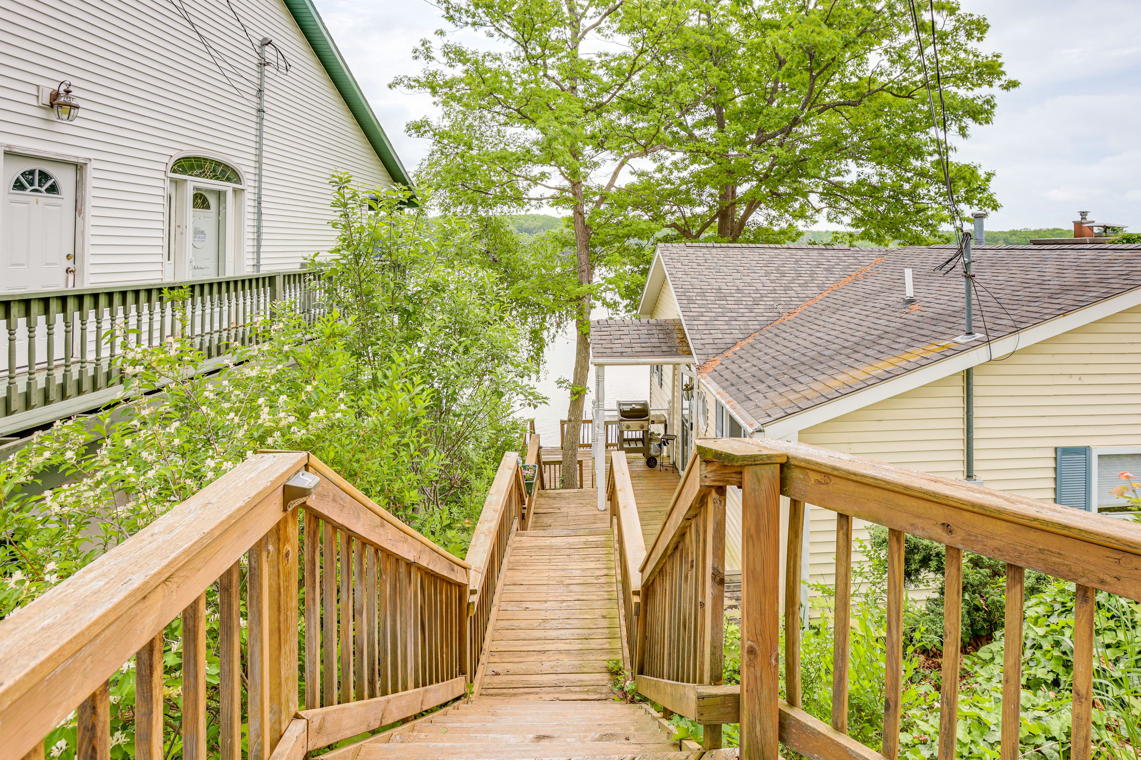 Stairs to Parking Area