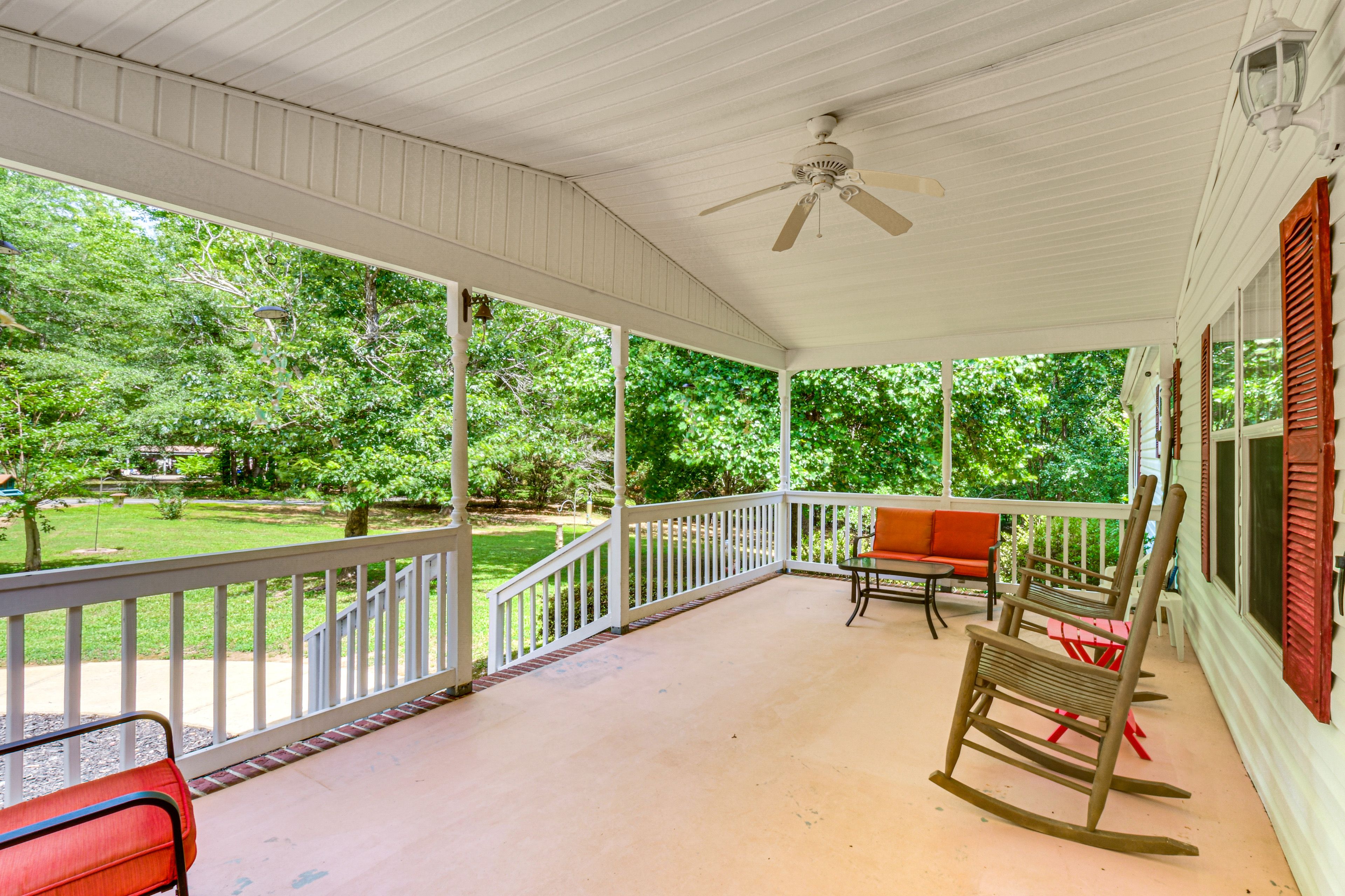 Covered Front Porch | Rocking Chairs