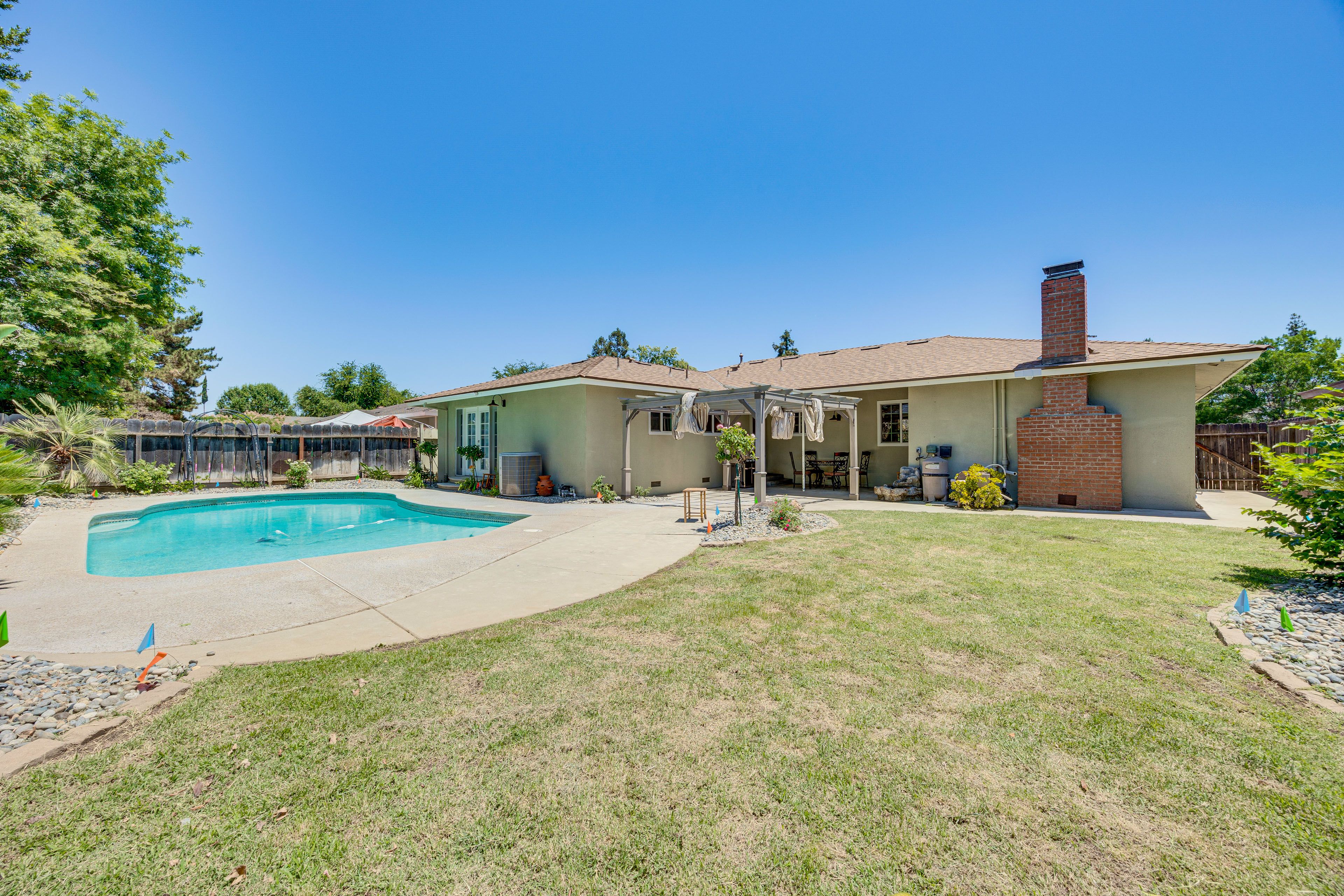 House Exterior | Fenced Backyard