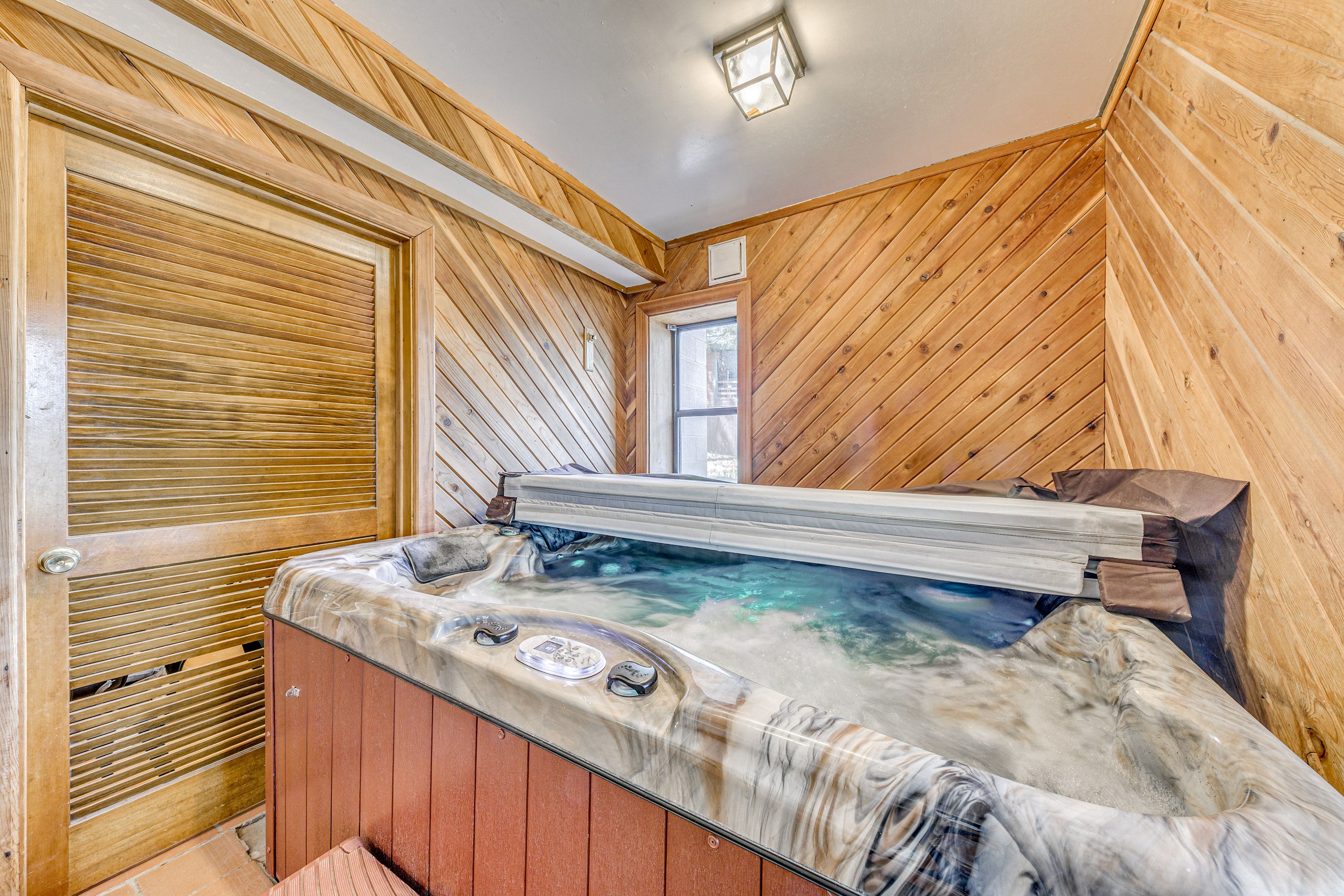 Indoor Hot Tub | Basement Level