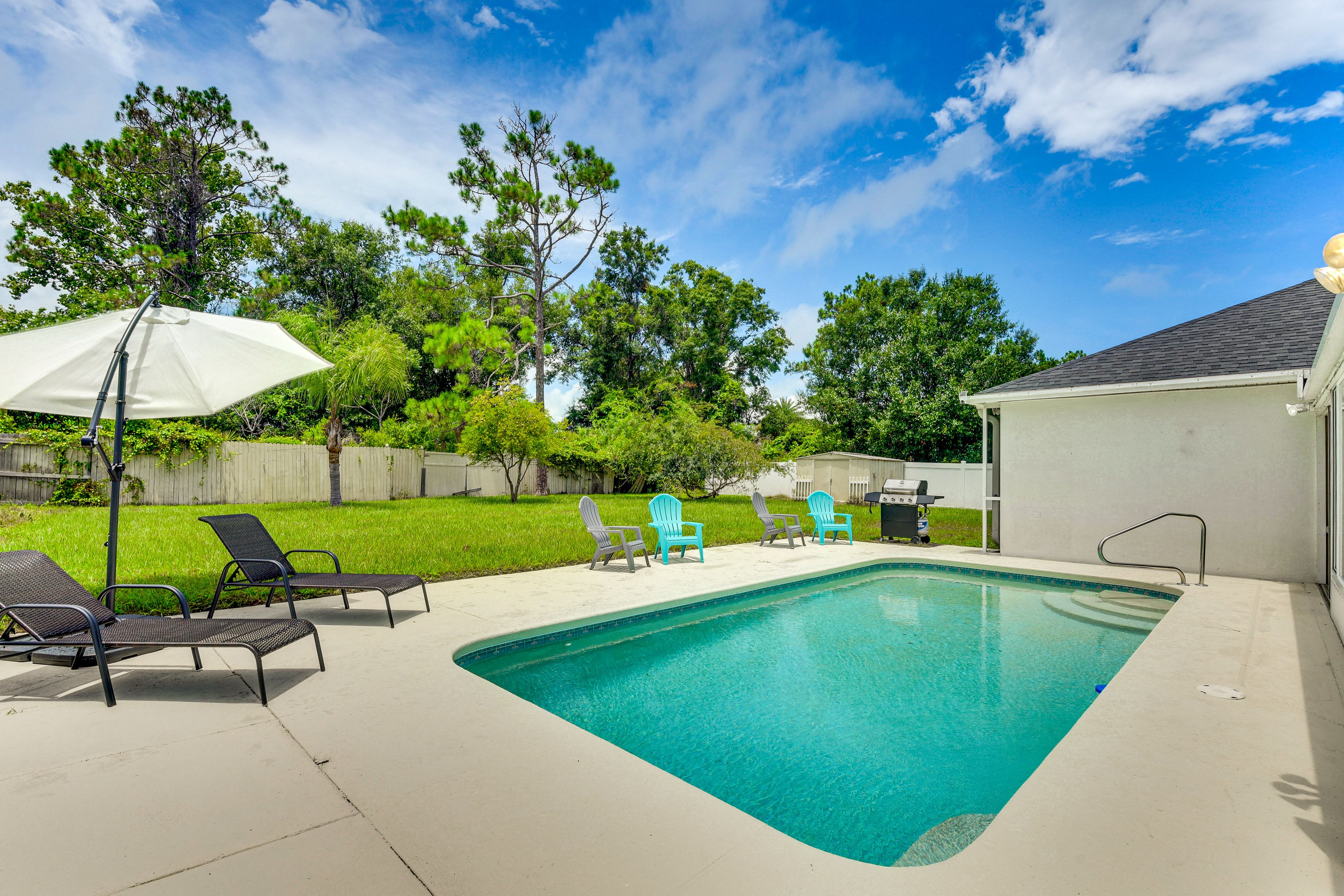 Palm Coast Vacation Rental | 3BR | 2BA | 1,535 Sq Ft | 1 Step to Enter