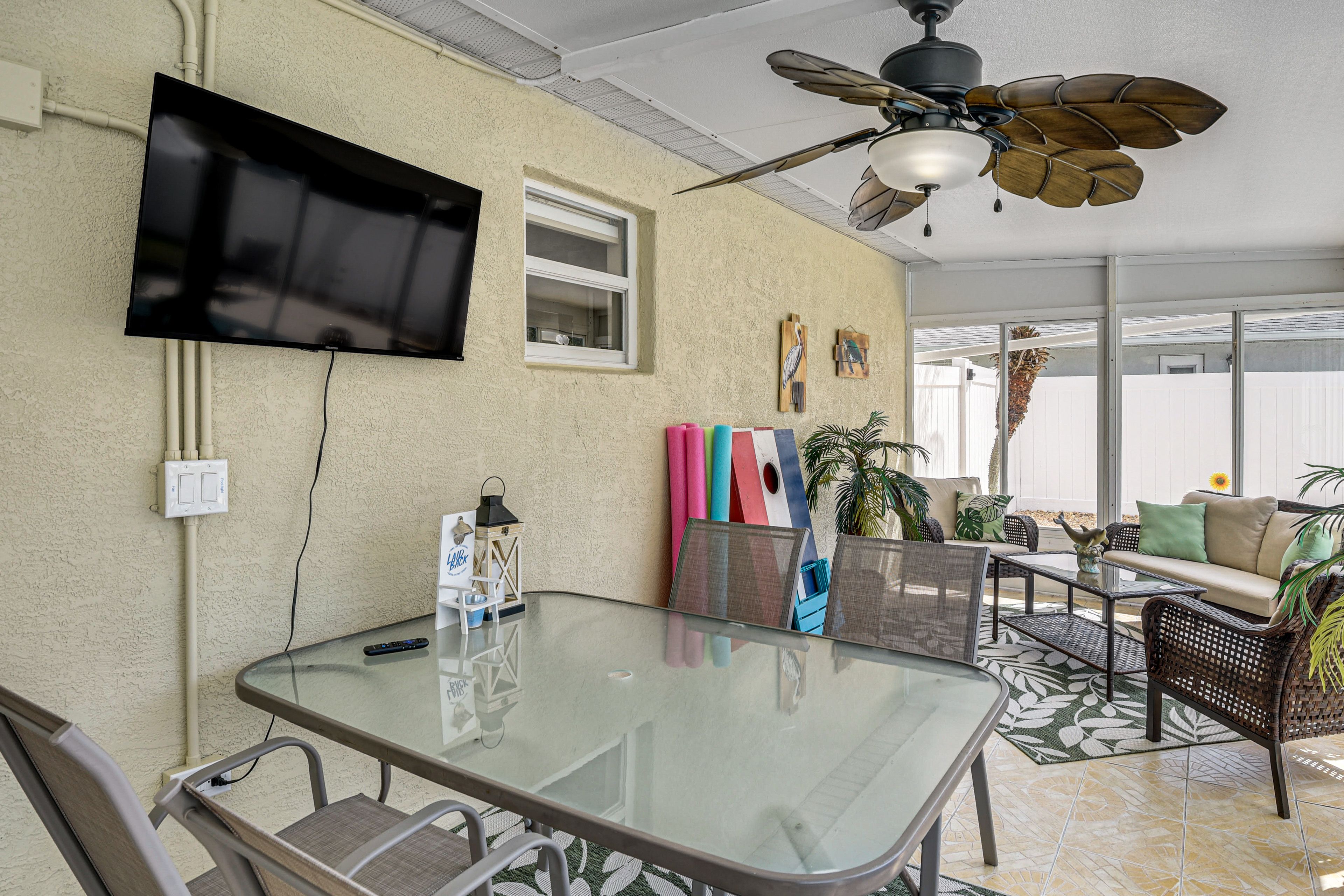 Glass Screened Patio